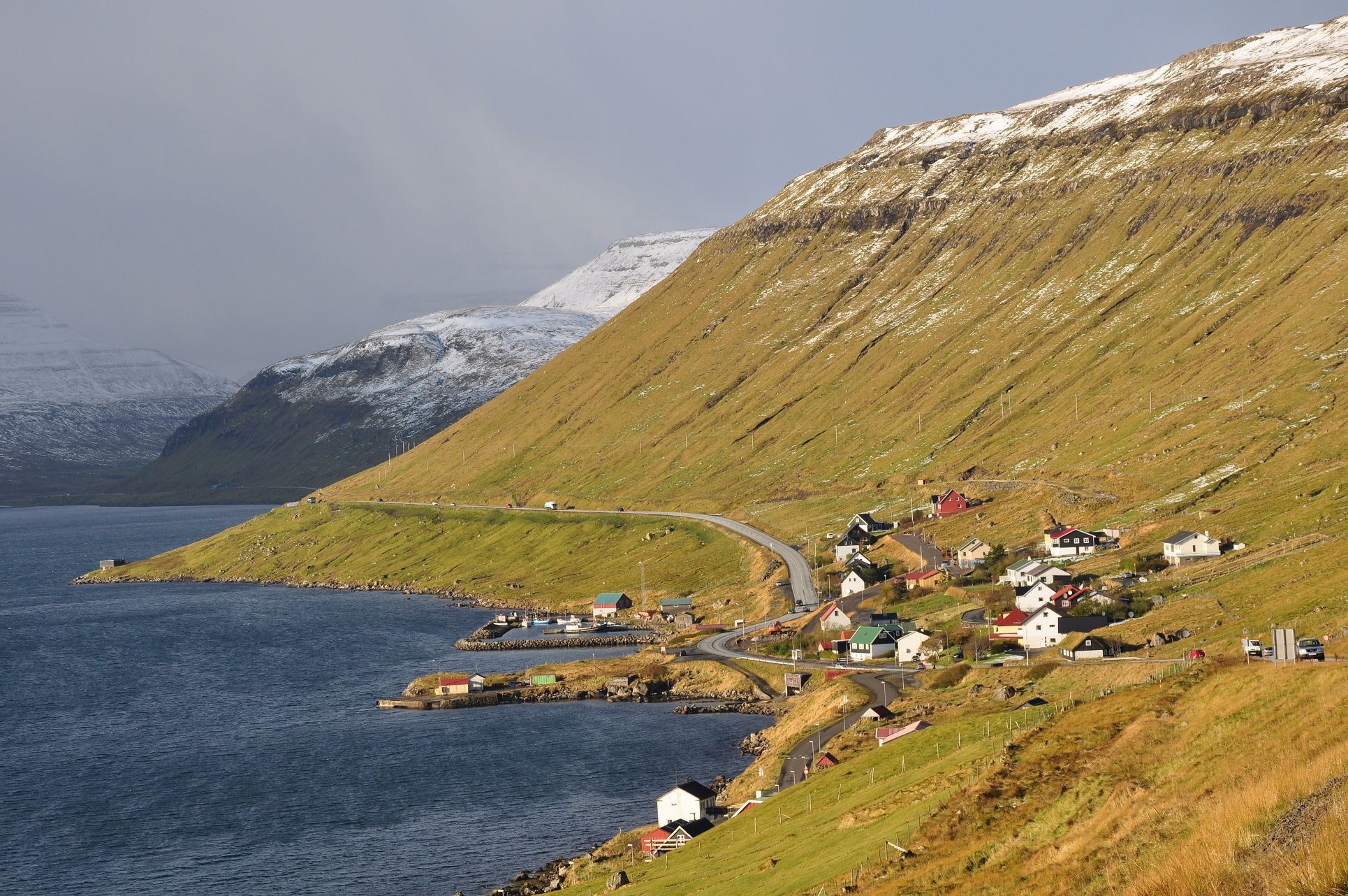 Faroe Islands, Background, Inspiring landscapes, Natural wonders, 1930x1290 HD Desktop