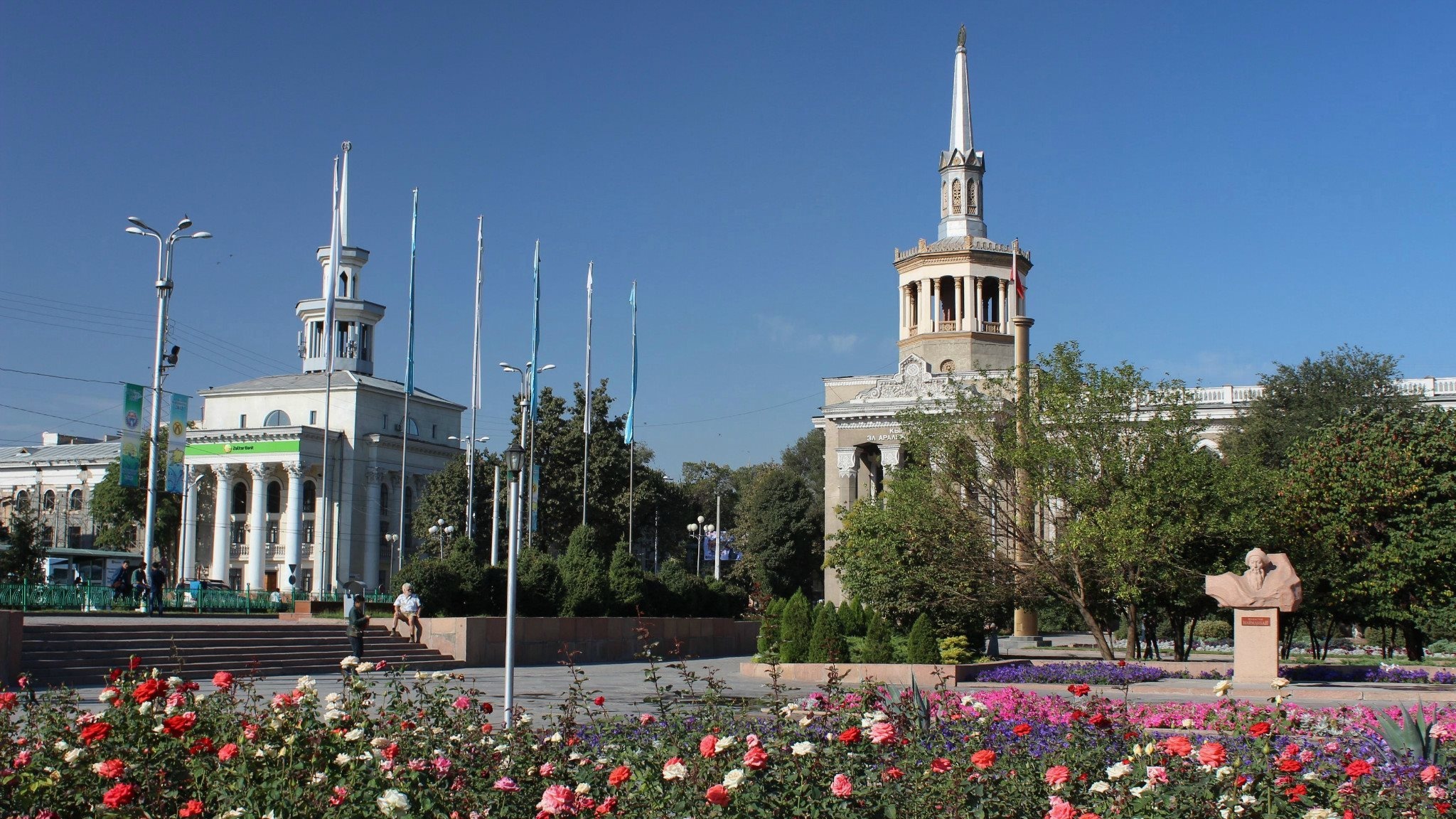 Bishkek wallpapers, Stunning visuals, Iconic landmarks, Must-see, 2050x1160 HD Desktop