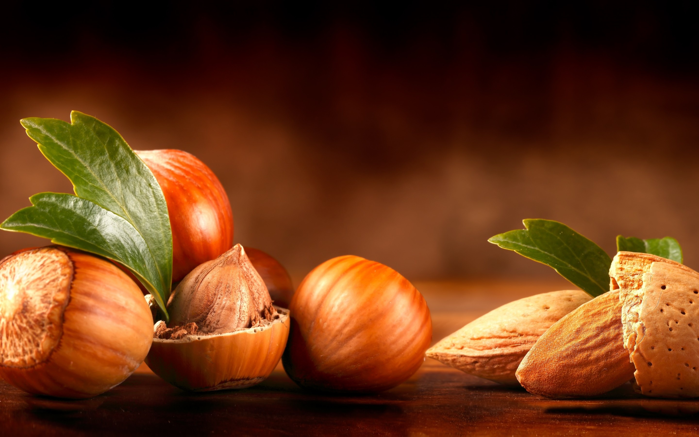 Nuts: Hazelnuts, Used as a confectionery item like praline. 2880x1800 HD Wallpaper.