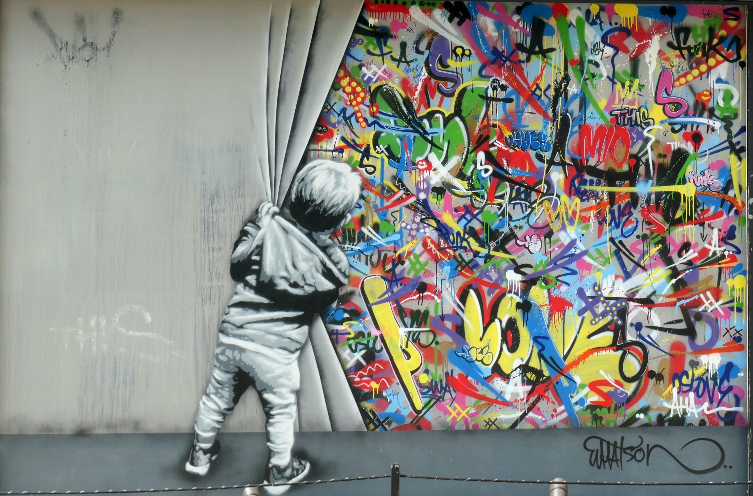 Banksy, Street Art Wallpaper, 2560x1690 HD Desktop