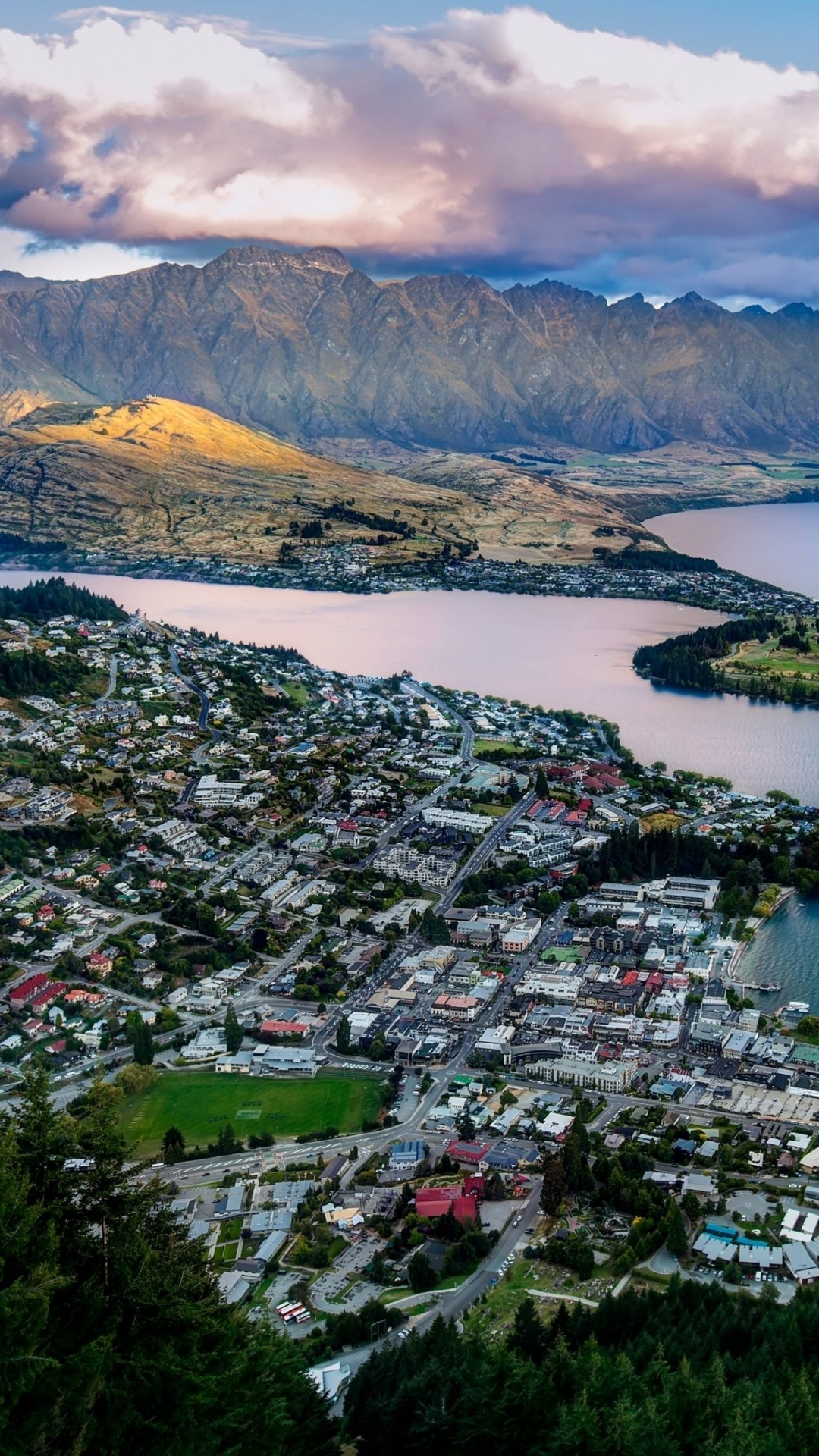 Queenstown, New Zealand, Man-made, Travel, 1080x1920 Full HD Phone