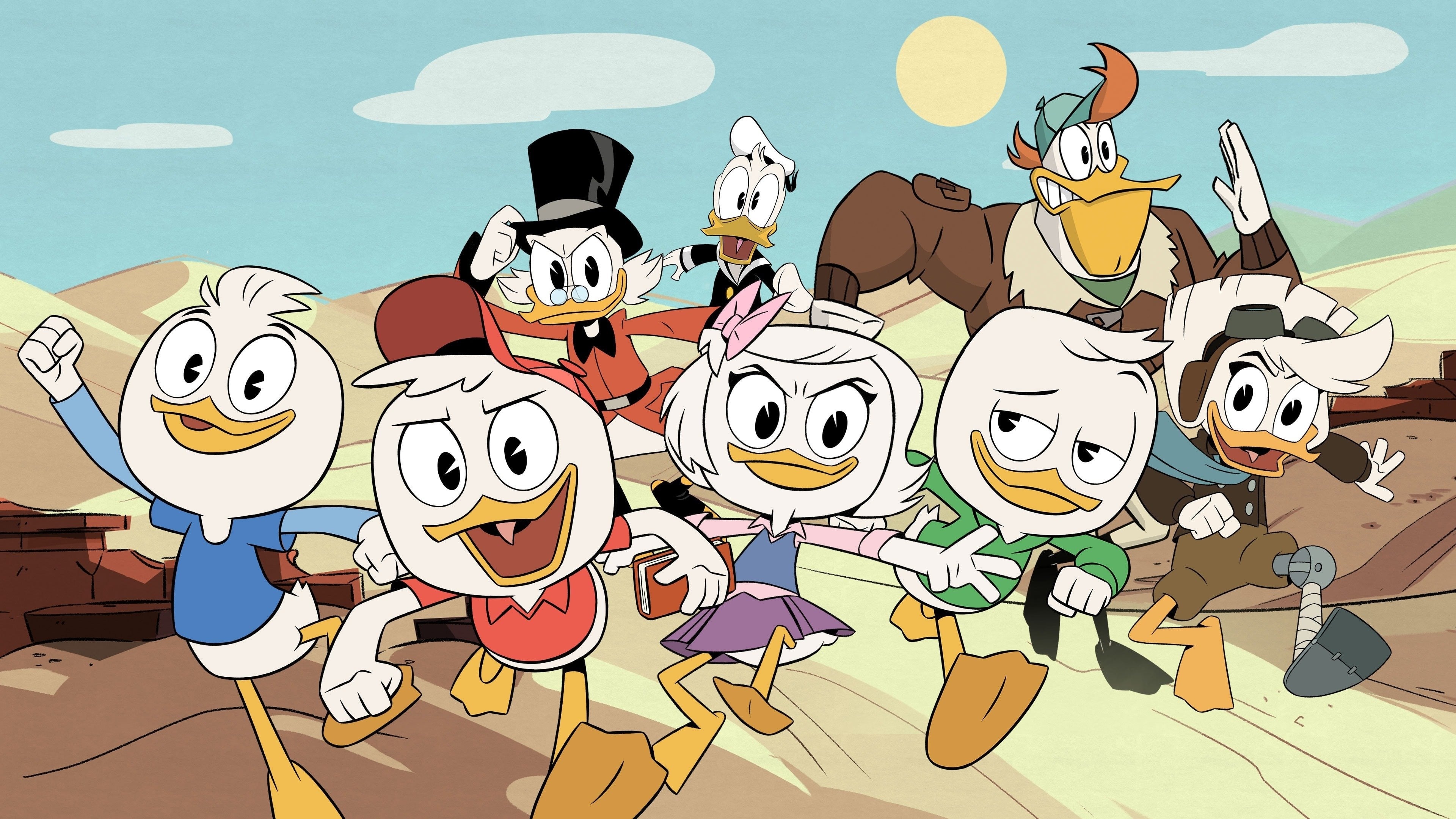 DuckTales Animation, TV series, Animated adventure, Duckburg, 3840x2160 4K Desktop