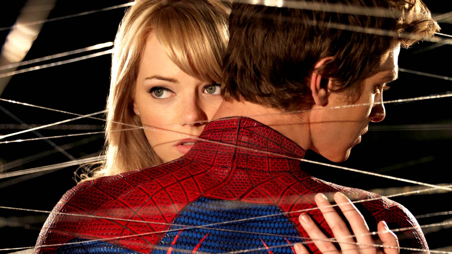 Peter and Gwen, Peter Parker and Gwen Stacy, Emotional wallpaper, Power of love, 1920x1080 Full HD Desktop