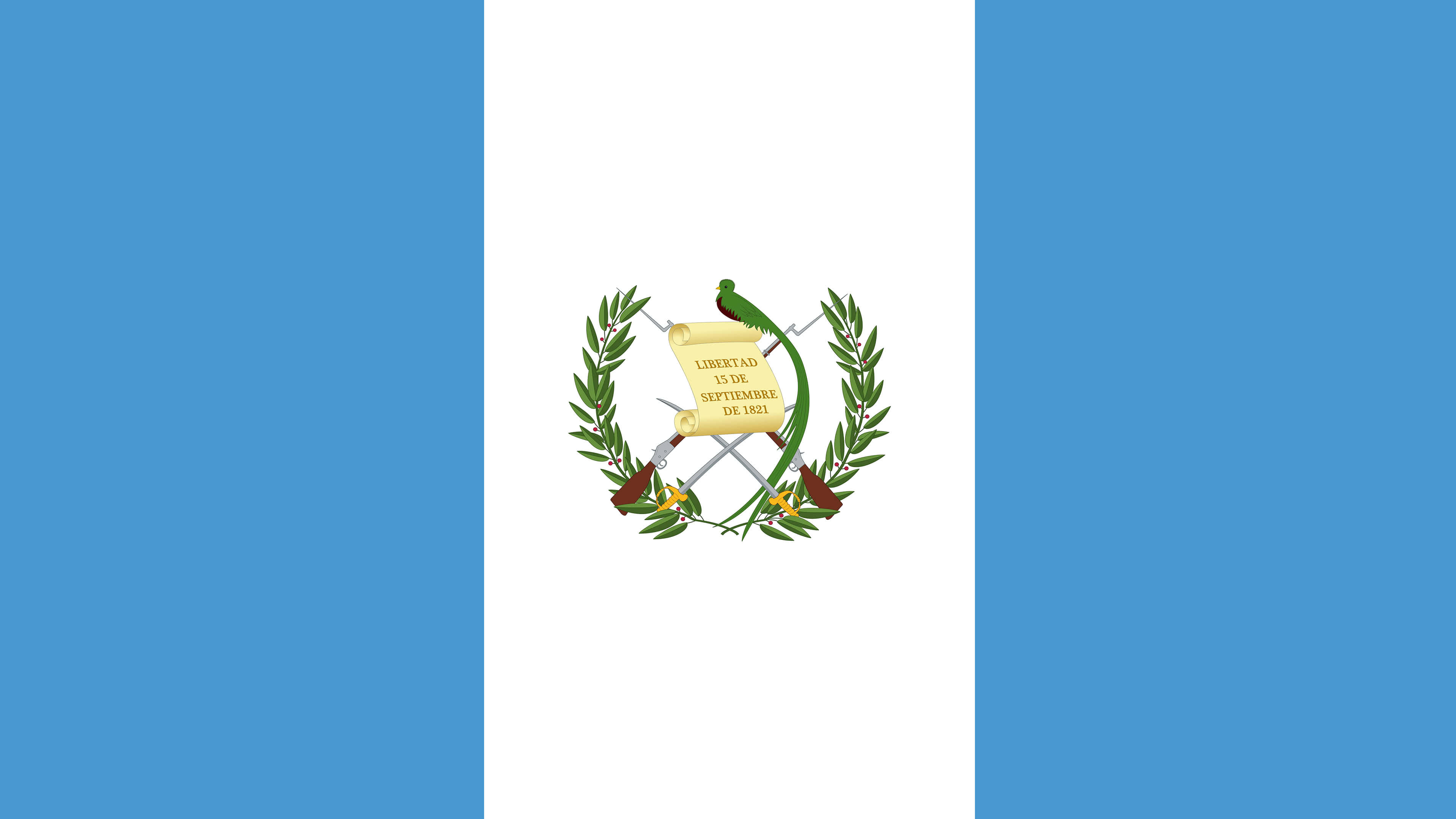 Guatemala flag, UHD 4K, Guatemala wallpaper, Guatemala travels, 3840x2160 4K Desktop