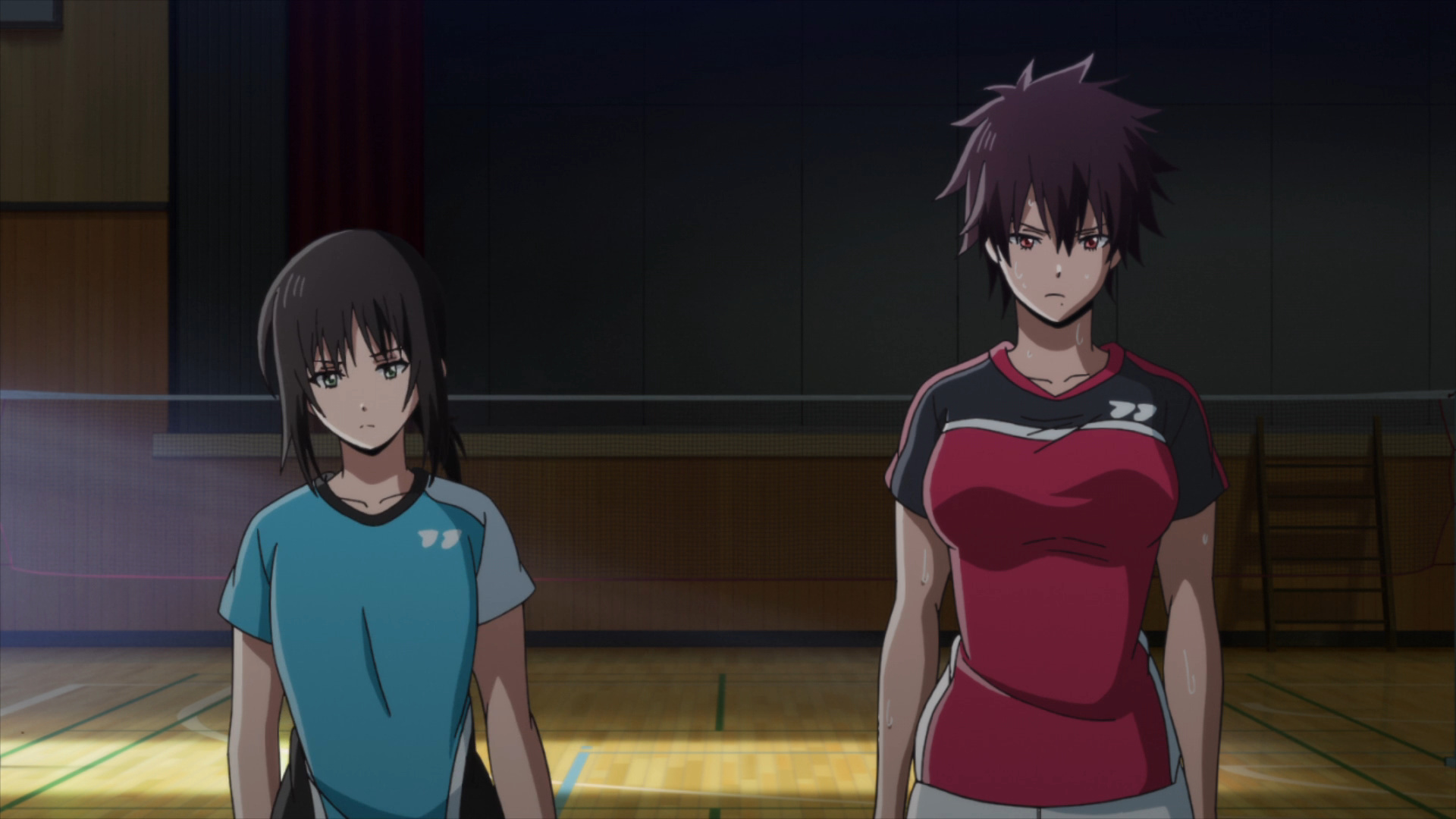 Hanebado! (Anime): Episode 2, Badminton coach, Small team, Quiet-voiced student. 1920x1080 Full HD Wallpaper.