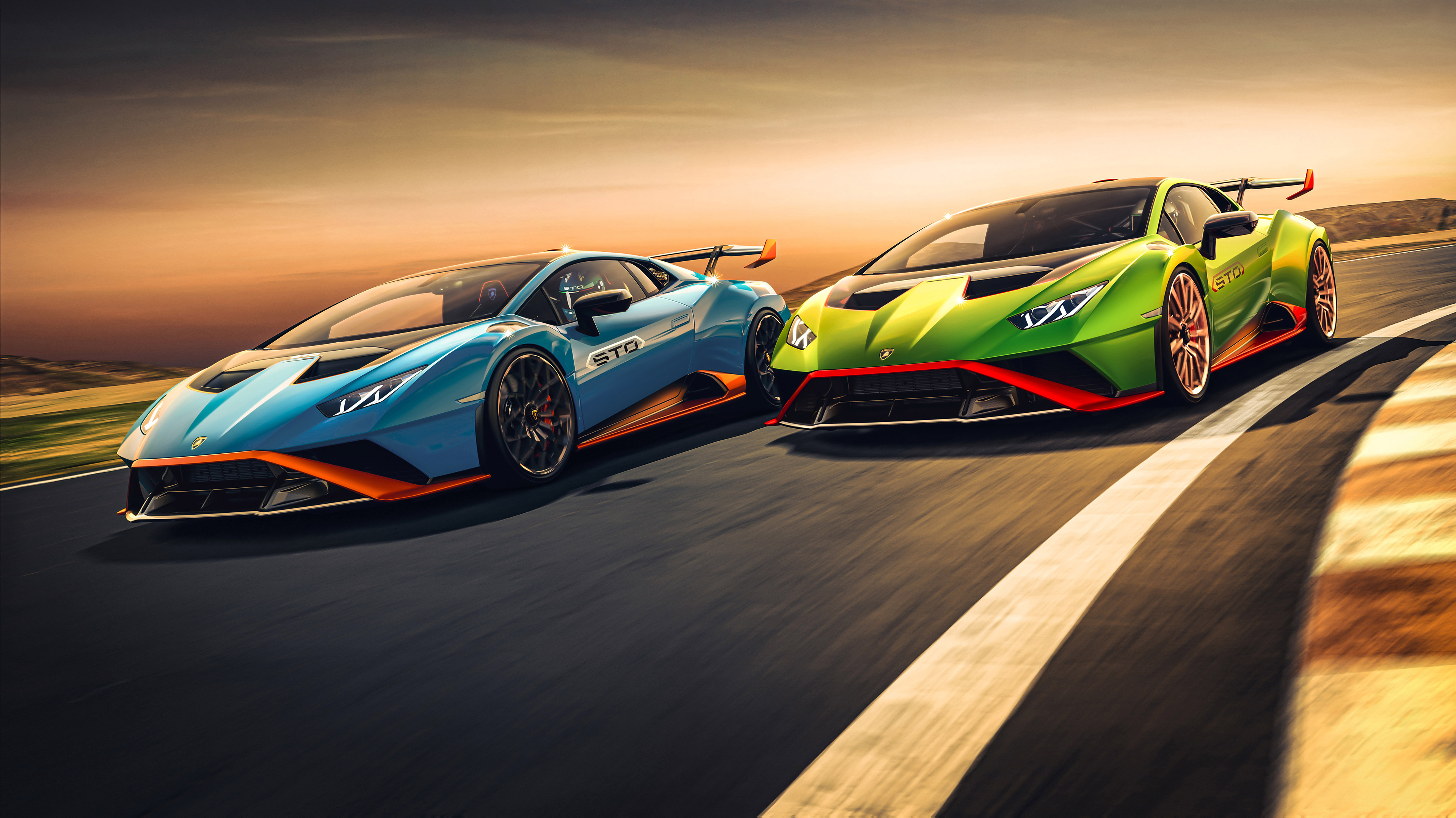 STO Race, Lamborghini Huracan Wallpaper, 3840x2160 4K Desktop