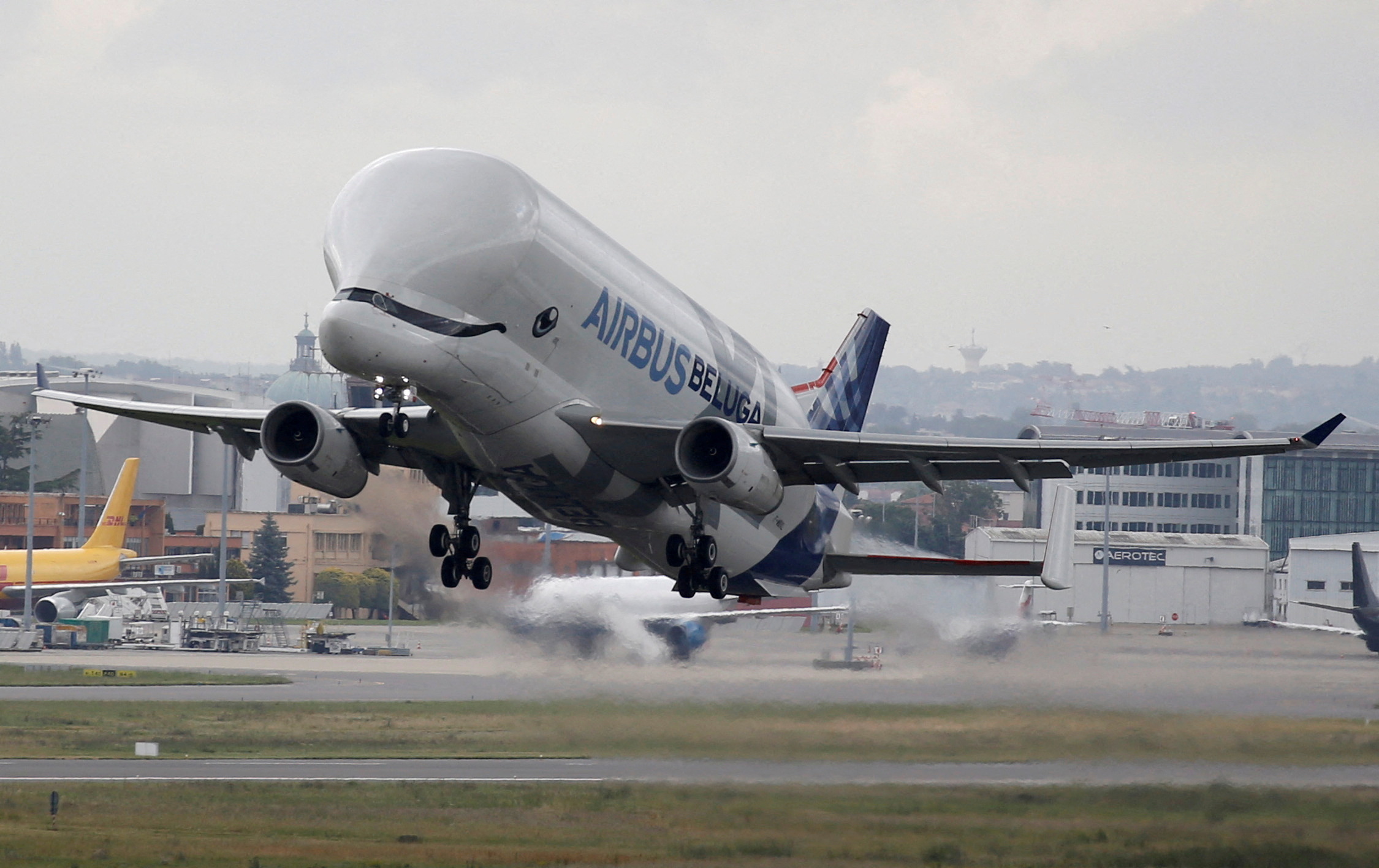 Airbus Beluga, Own airline, Whale plane, 2250x1420 HD Desktop