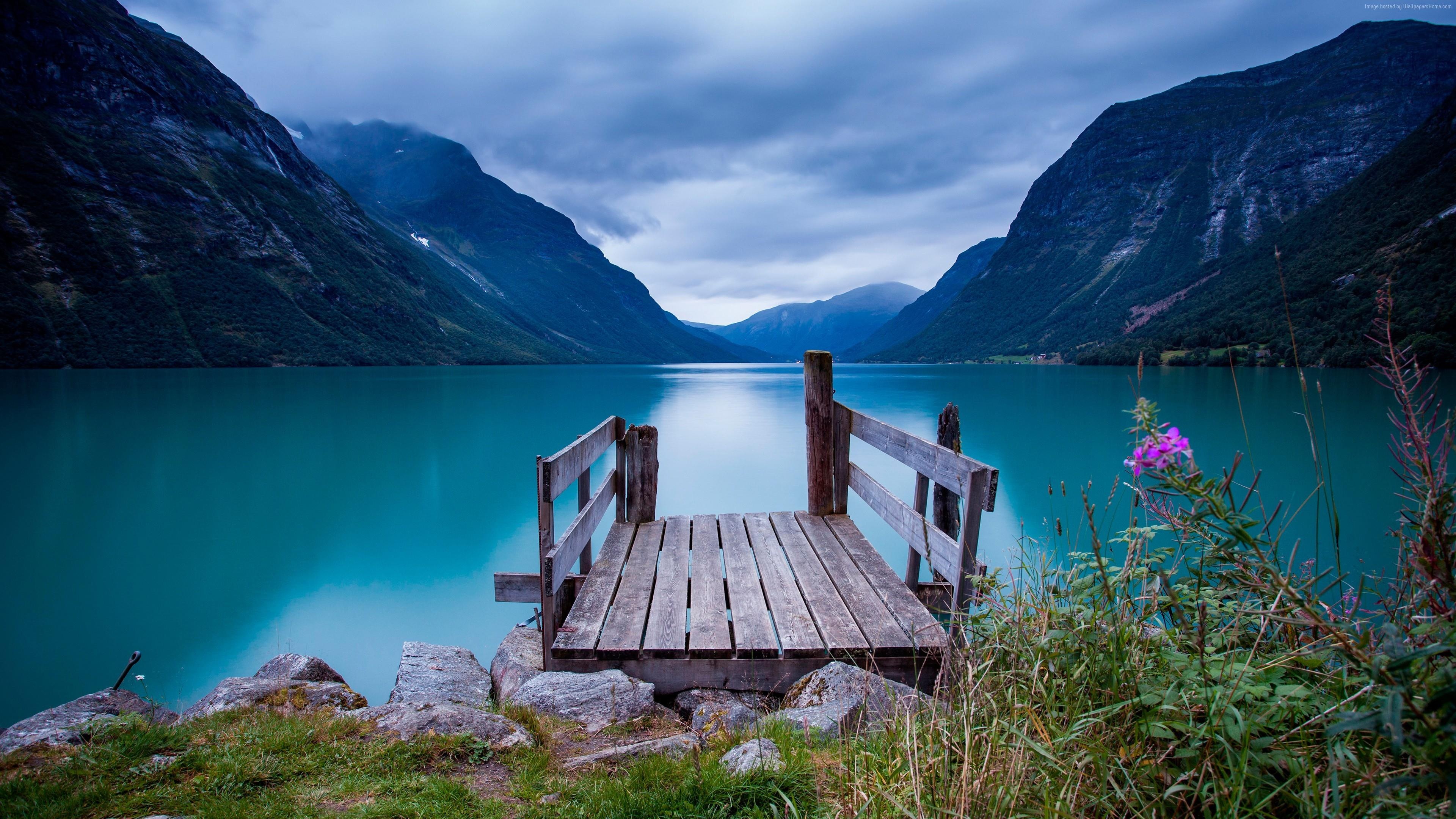 Beautiful Norway wallpapers, Captivating backgrounds, Serene landscapes, Nature's allure, 3840x2160 4K Desktop