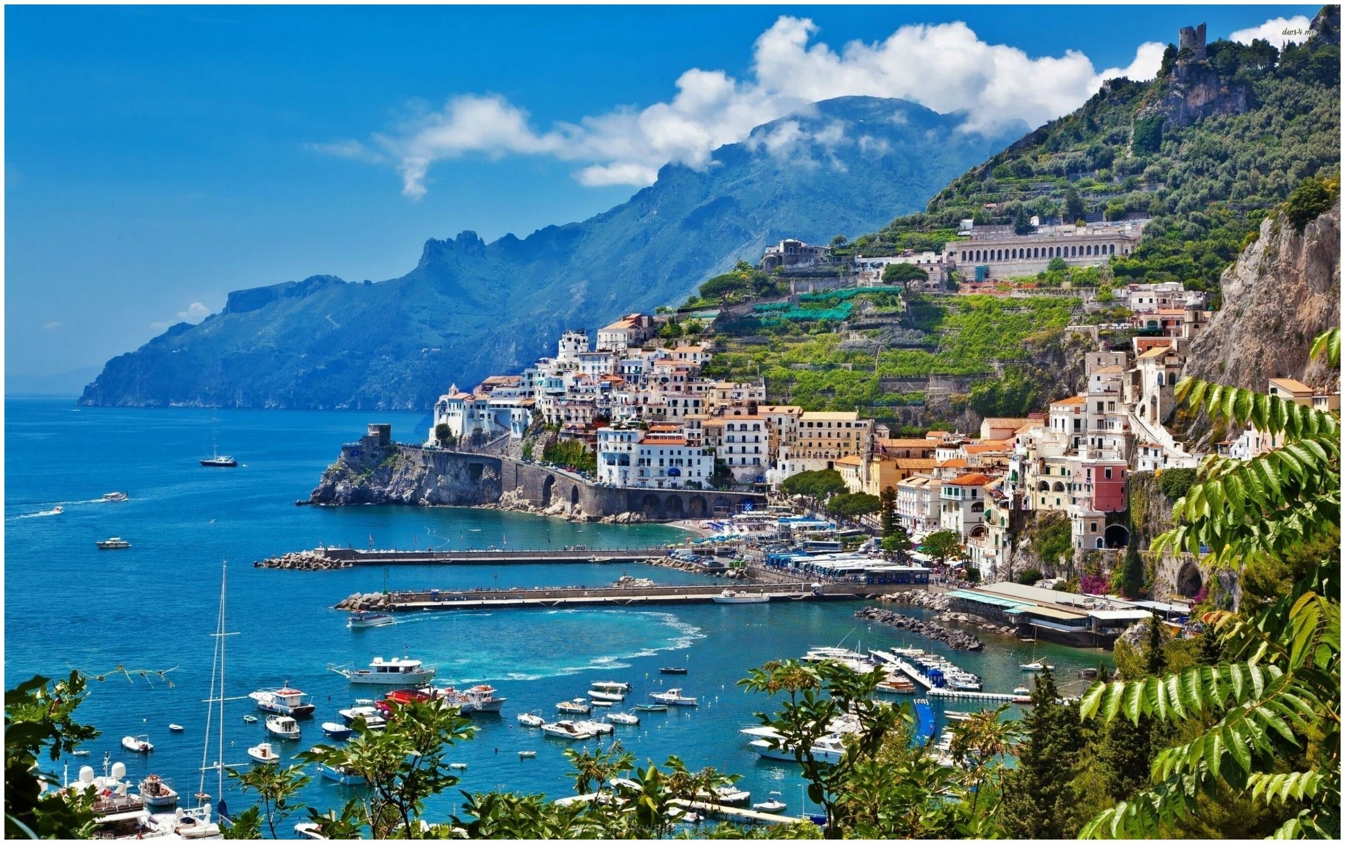 Italy: Coast, The territory was consolidated into a single entity during the Roman expansion. 2740x1720 HD Wallpaper.