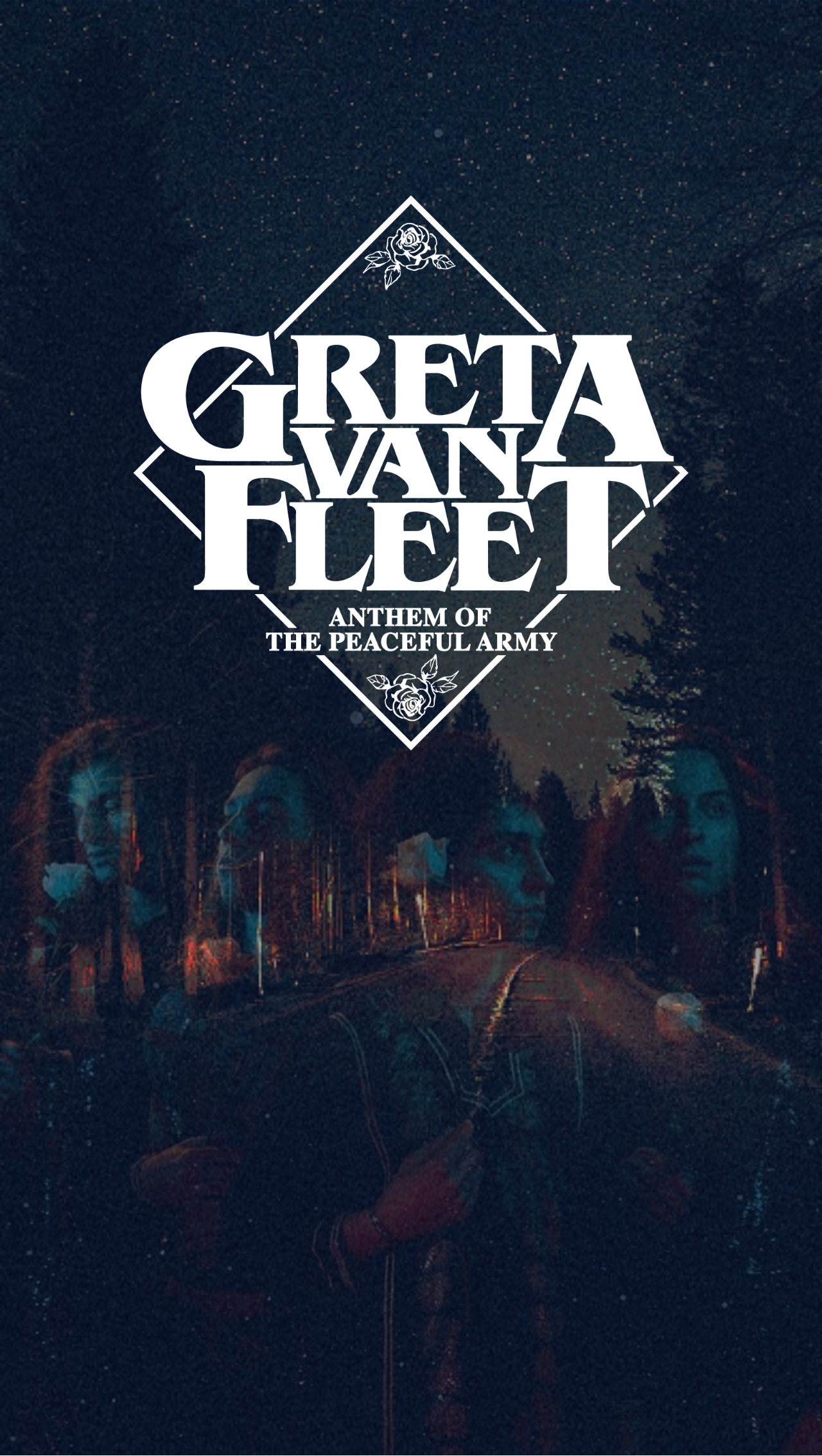 Greta Van Fleet, Band wallpaper, Fleet graphic design, Rock music, 1280x2270 HD Handy