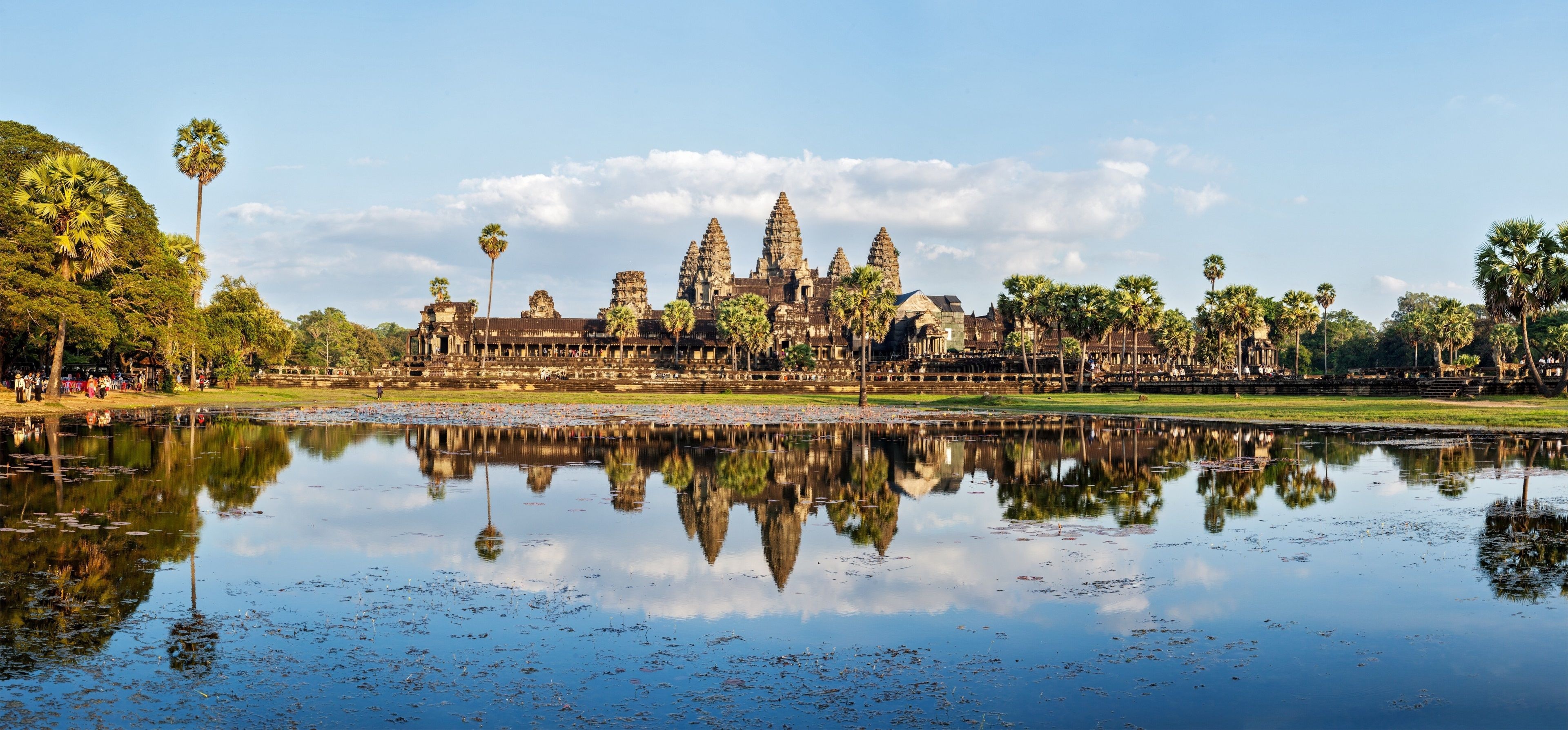 Cambodia, Exotic travel destinations, Beautiful landscapes, Cultural experiences, 3840x1790 Dual Screen Desktop