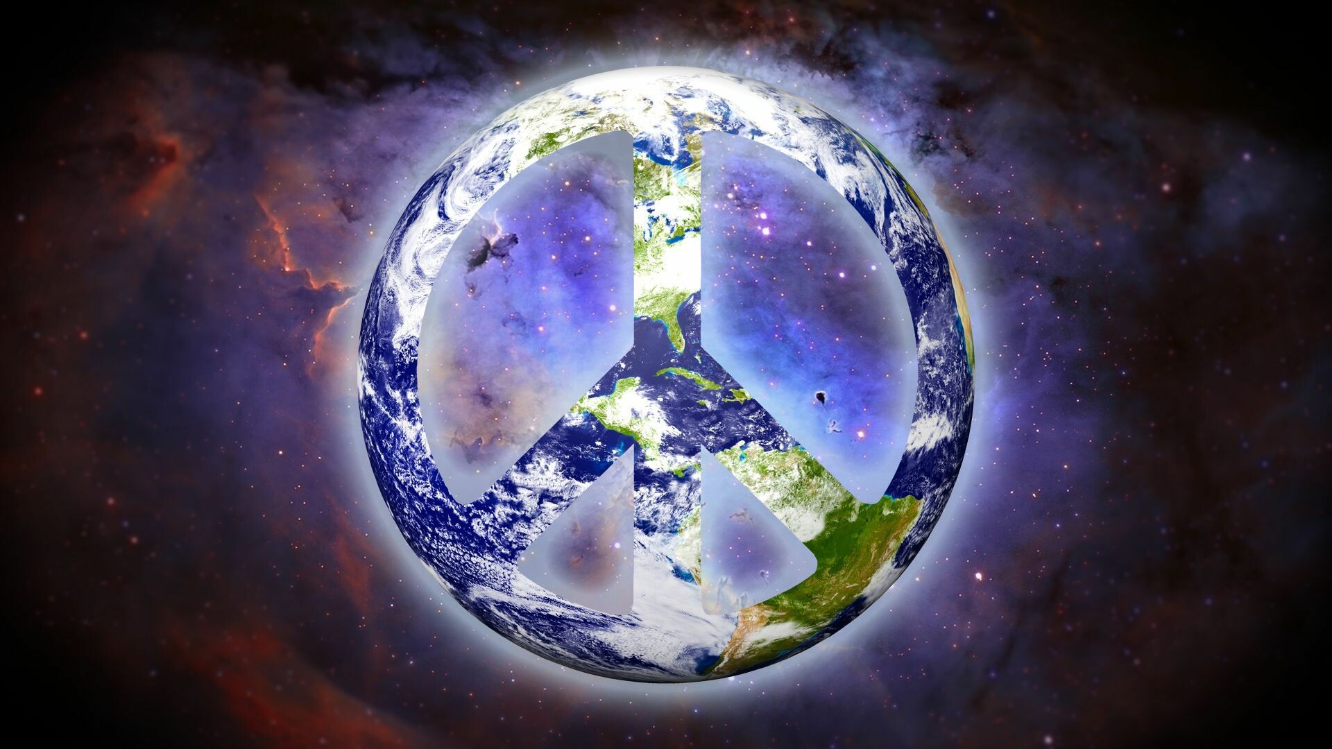 Peace Day: World peace, Symbol, The power of global solidarity for building a peaceful and sustainable world. 1920x1080 Full HD Wallpaper.