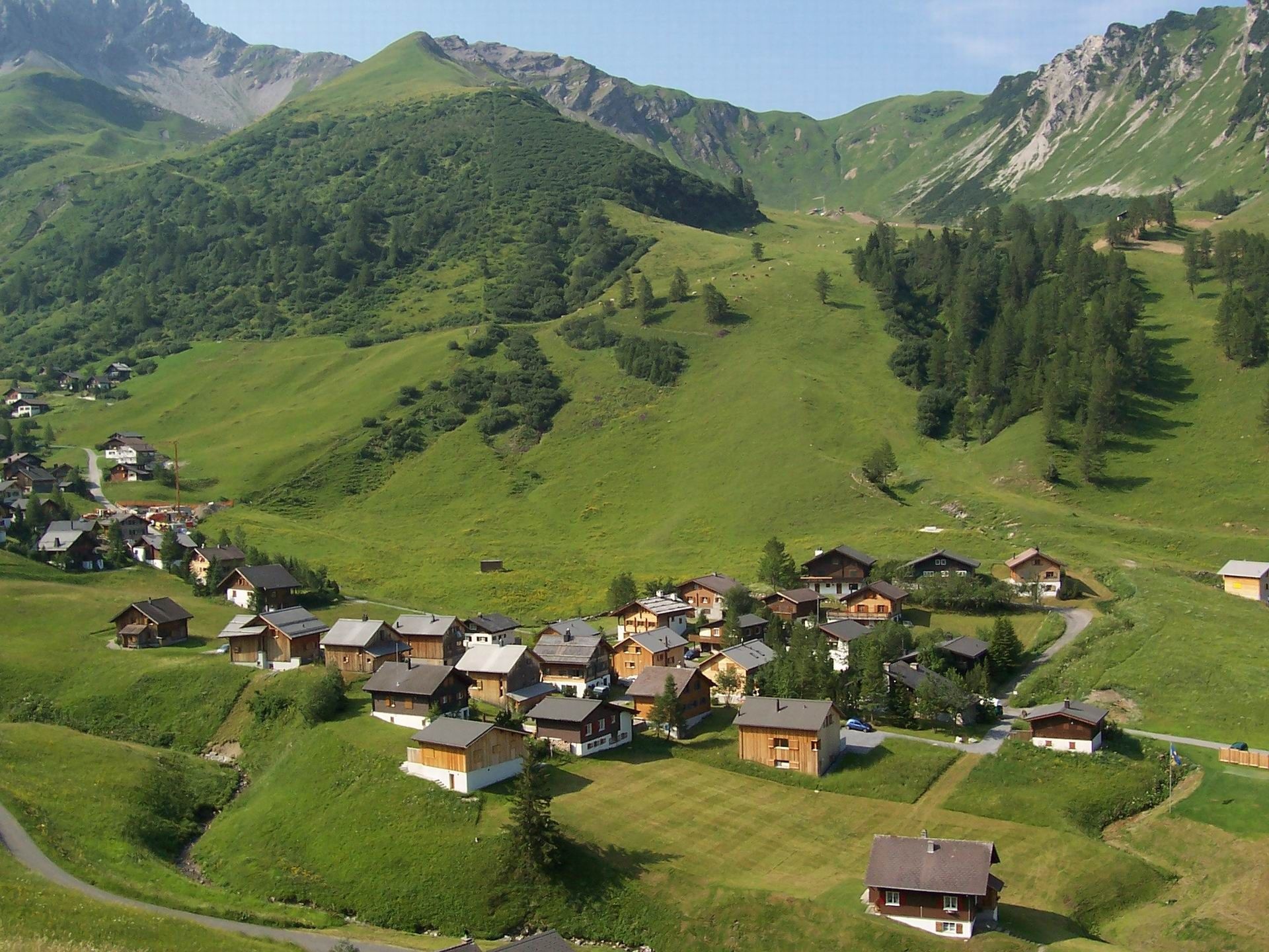 A stunning green valley, Liechtenstein travel, 1920x1440 HD Desktop