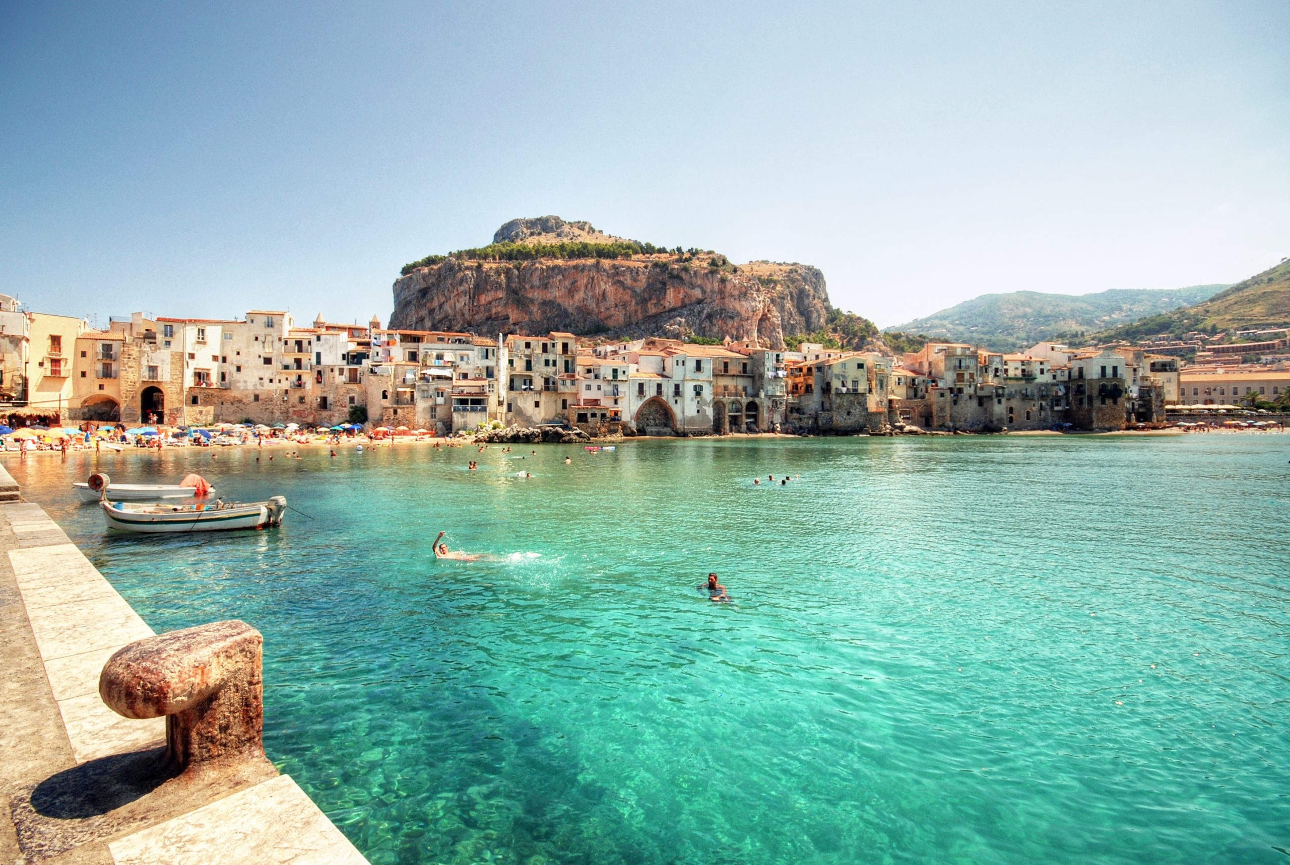 Cefalu Italy, Local beaches, Italian travelbook, Insider tips, 2560x1720 HD Desktop