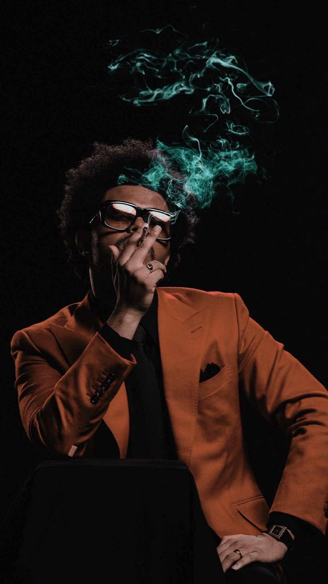 The Weeknd: Made his feature-film debut, appearing as himself in the crime dramedy Uncut Gems, 2019. 1150x2050 HD Background.