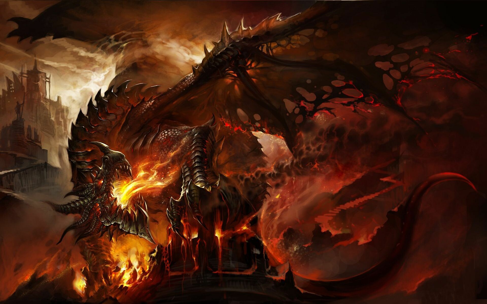 Dragon: The most important mythical creatures in Chinese culture. 1920x1200 HD Background.