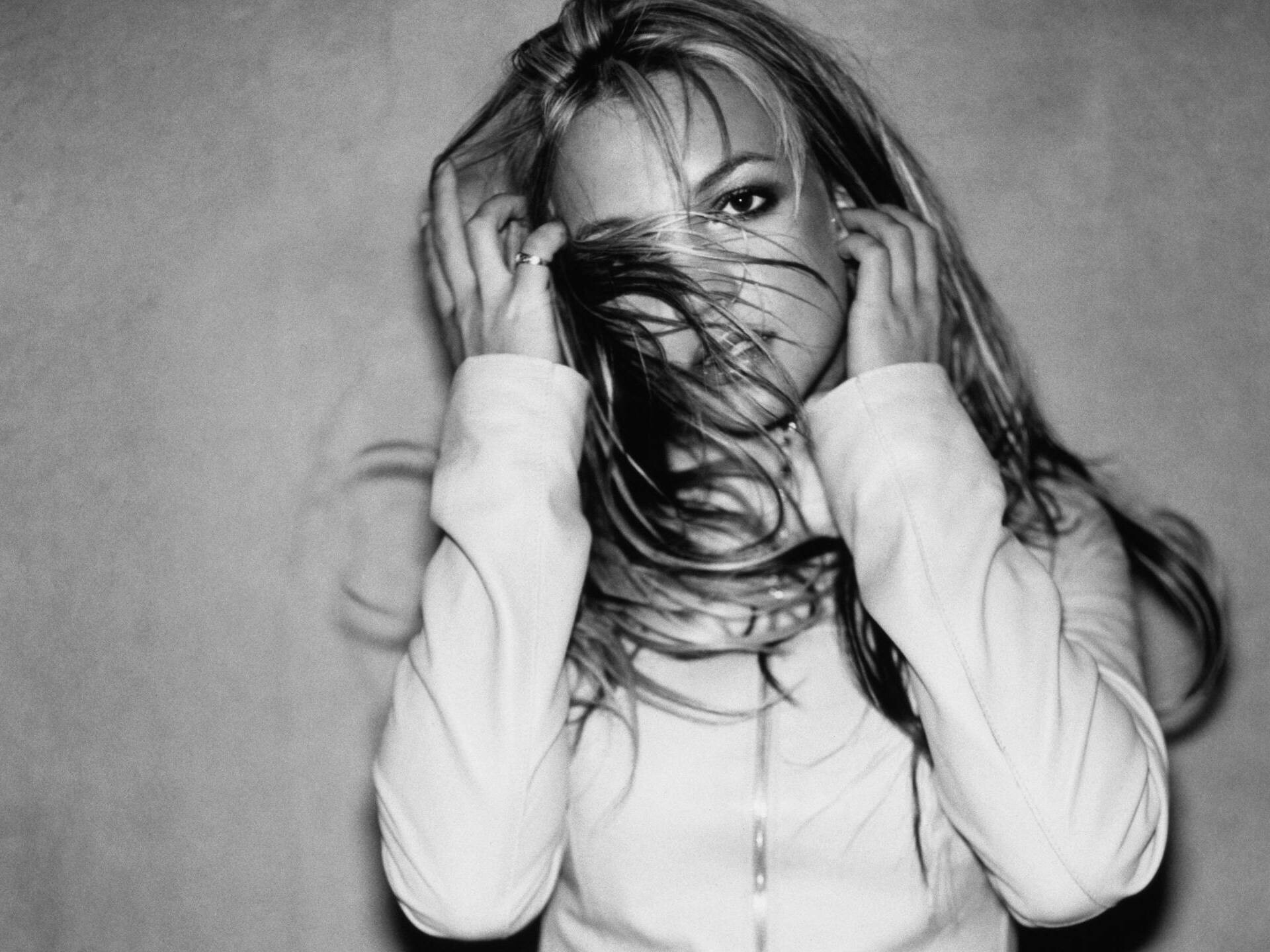 Britney Spears: Released her first book, Britney Spears' Heart to Heart, 2000, Monochrome. 1920x1440 HD Wallpaper.