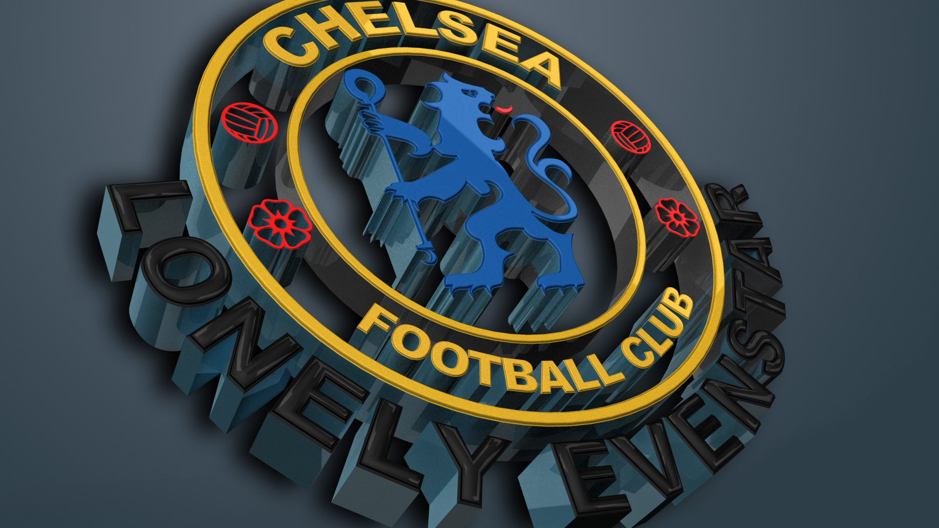 Chelsea: Nicknamed 'The Blues', Lifted the Champions League for the first time in 2012. 1920x1080 Full HD Wallpaper.