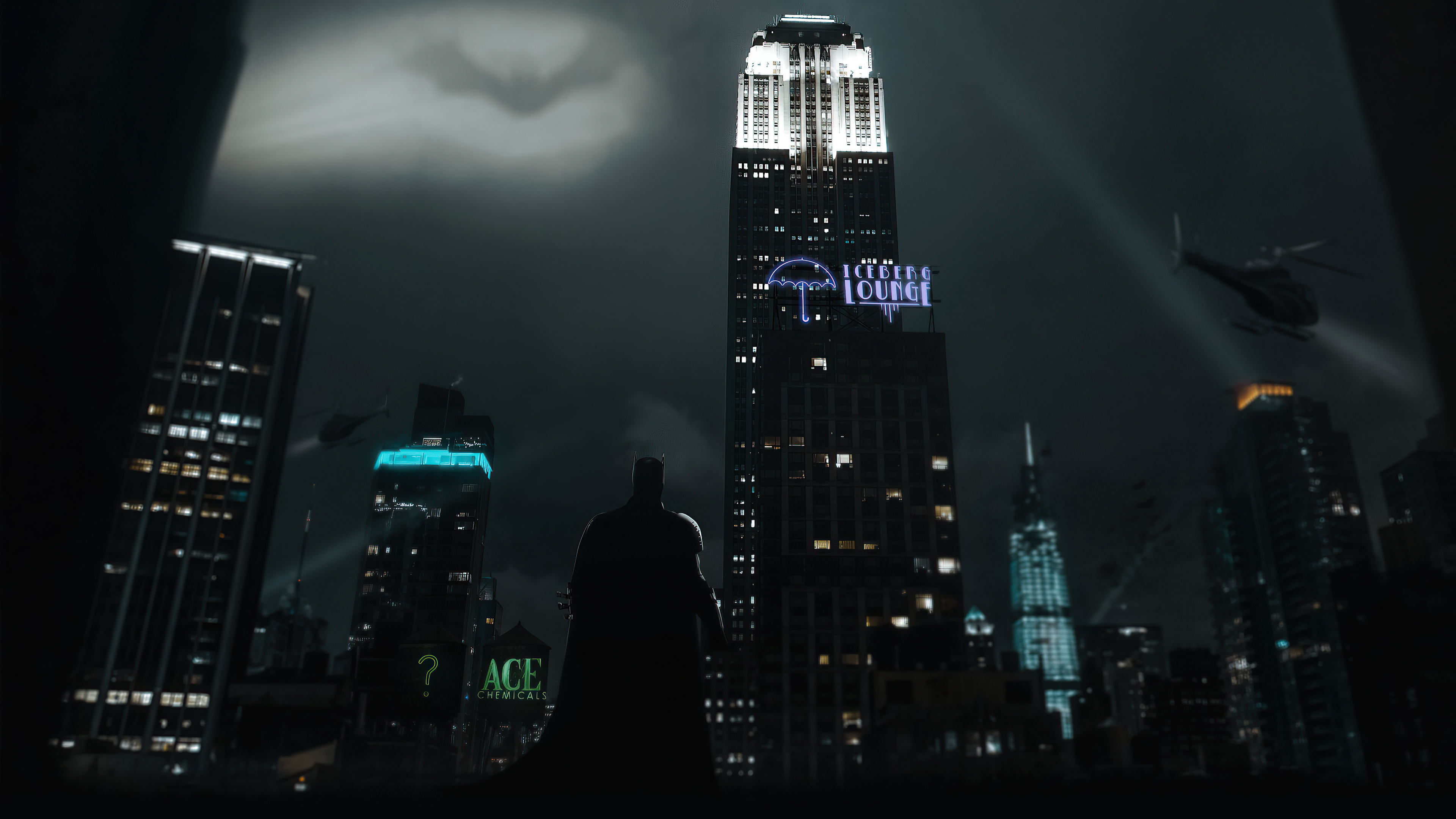 Gotham City movies, Batman's allies, Comic book artwork, Legendary superhero images, 3840x2160 4K Desktop