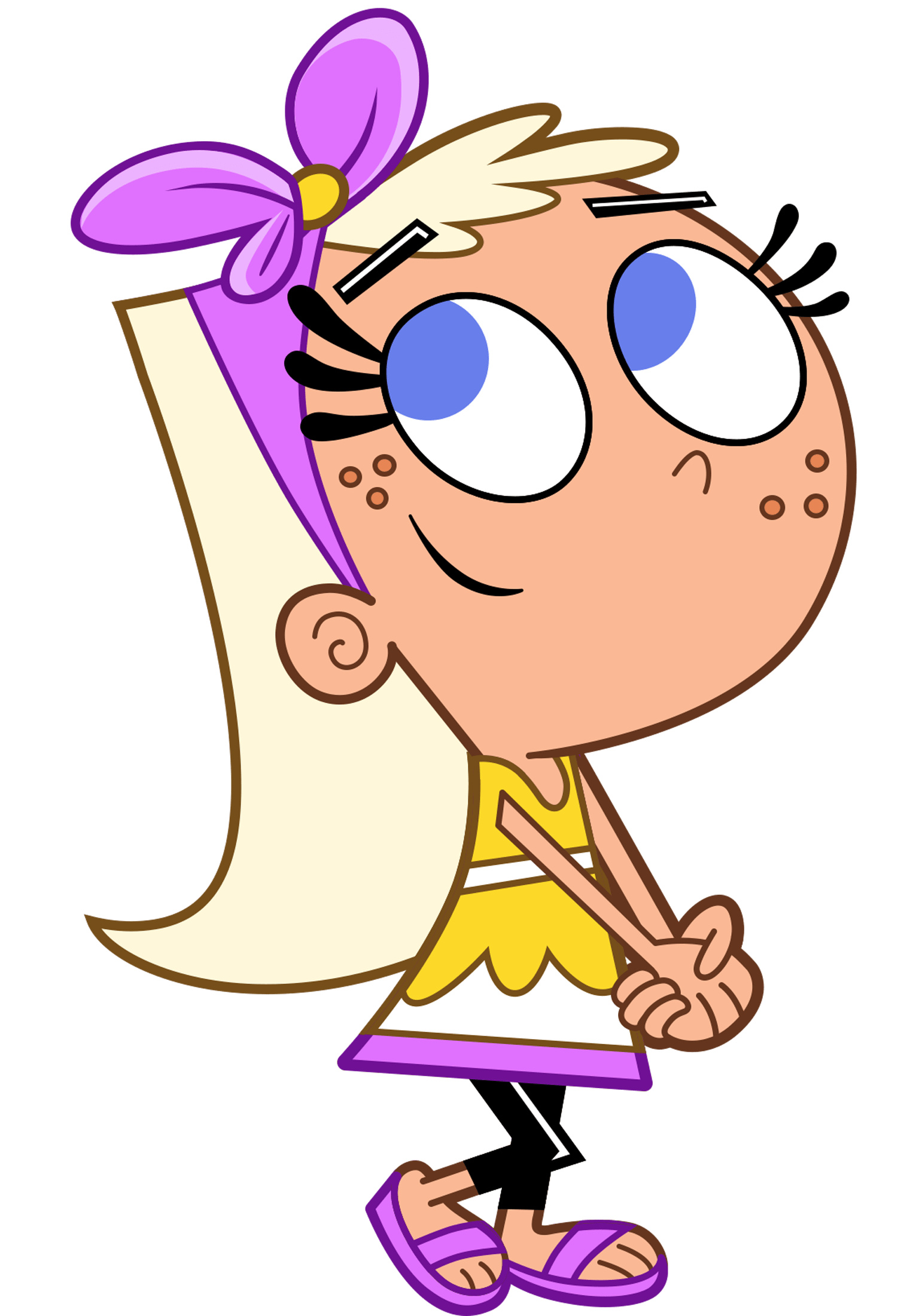 Fairly OddParents, Chloe daydreaming, Transparent PNG, 1540x2200 HD Handy