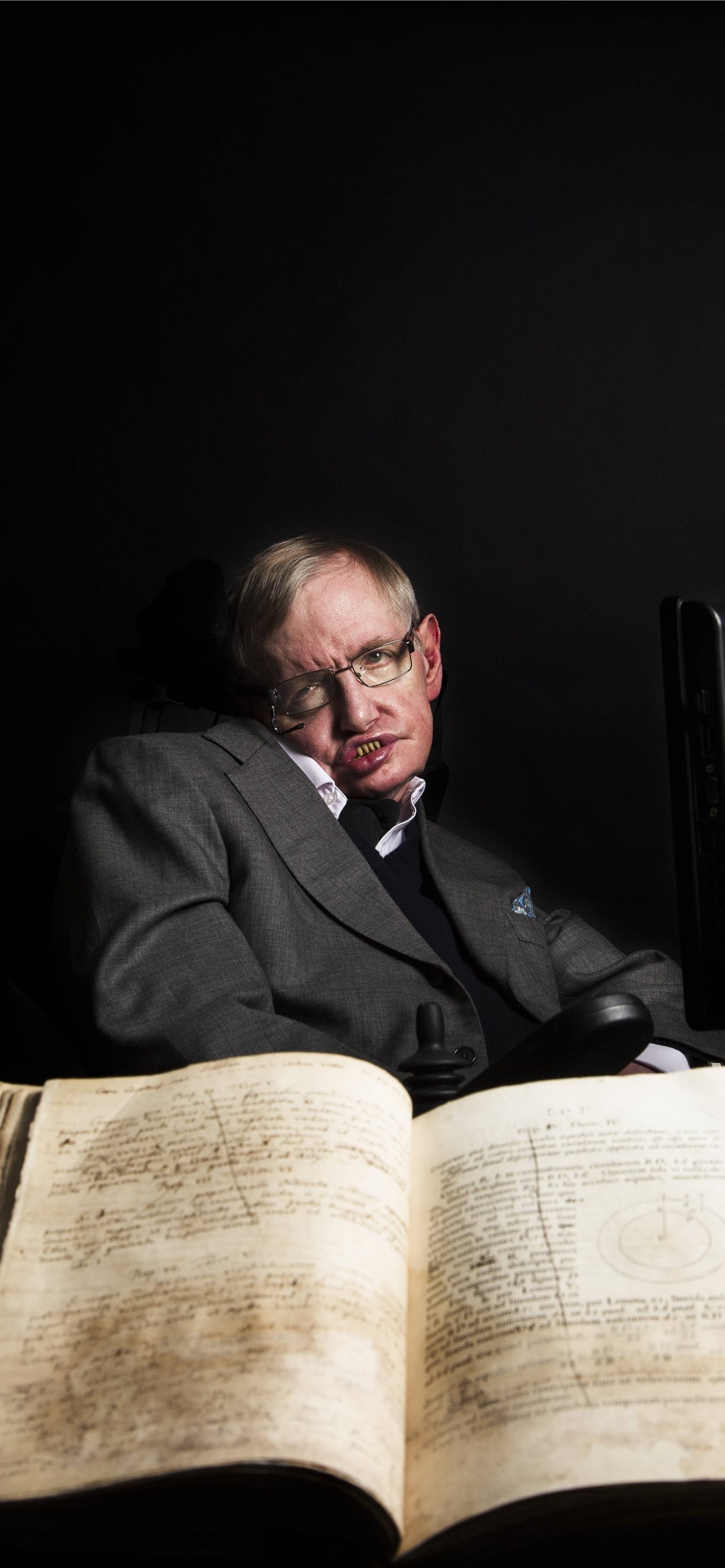 Stephen Hawking, HD iPhone wallpapers, Free download, 1290x2780 HD Phone