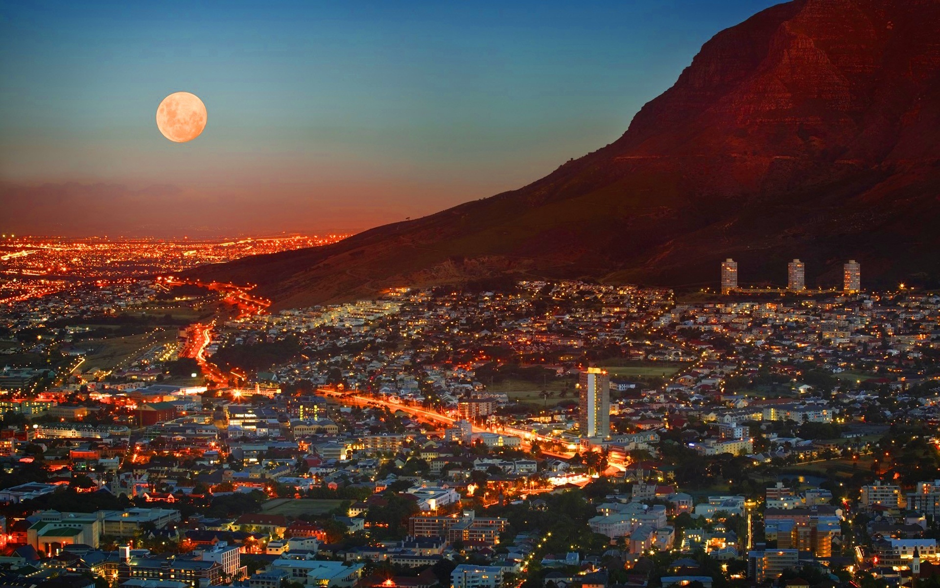 Cape Town, South Africa, Travels, City wallpapers, 1920x1200 HD Desktop