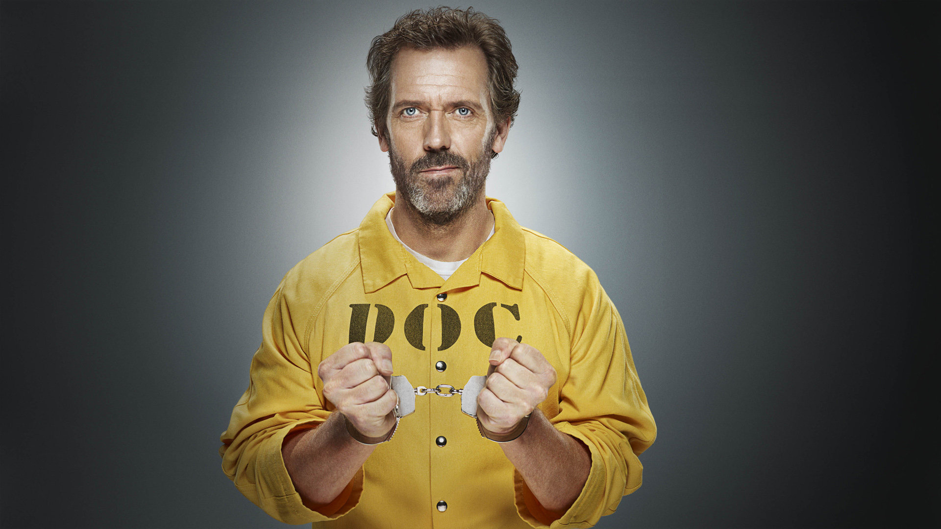 Dr. House: English actor, The role of a brilliant physician with tremendous intuition. 1920x1080 Full HD Background.
