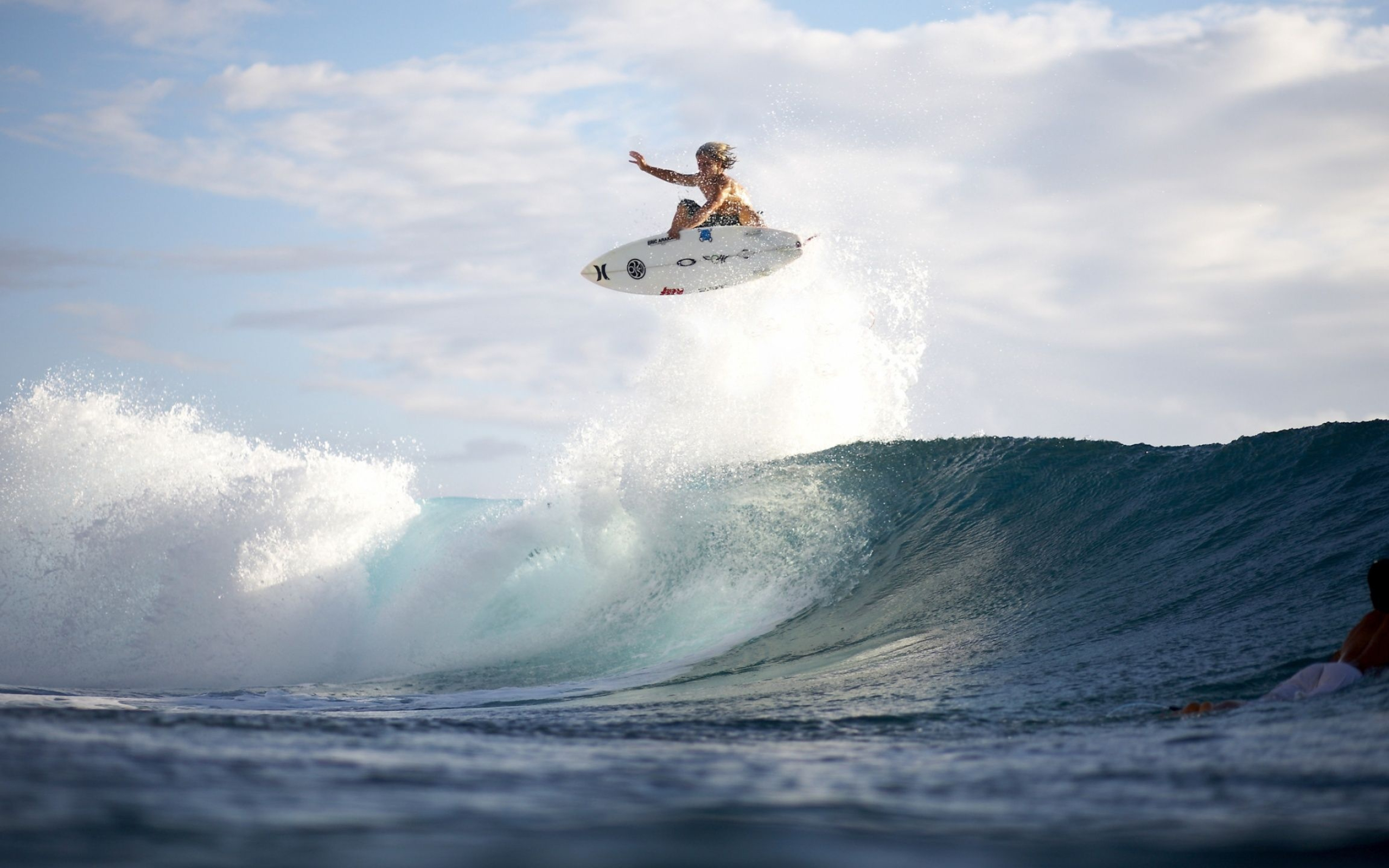 Professional surfers, Wave conquerors, Surfing skills, Ocean mastery, 2560x1600 HD Desktop
