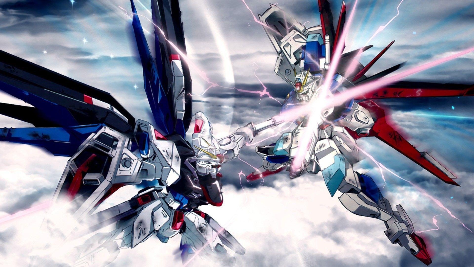 Gundam SEED, Mecha robots, Epic battles, Anime adventure, 1920x1080 Full HD Desktop