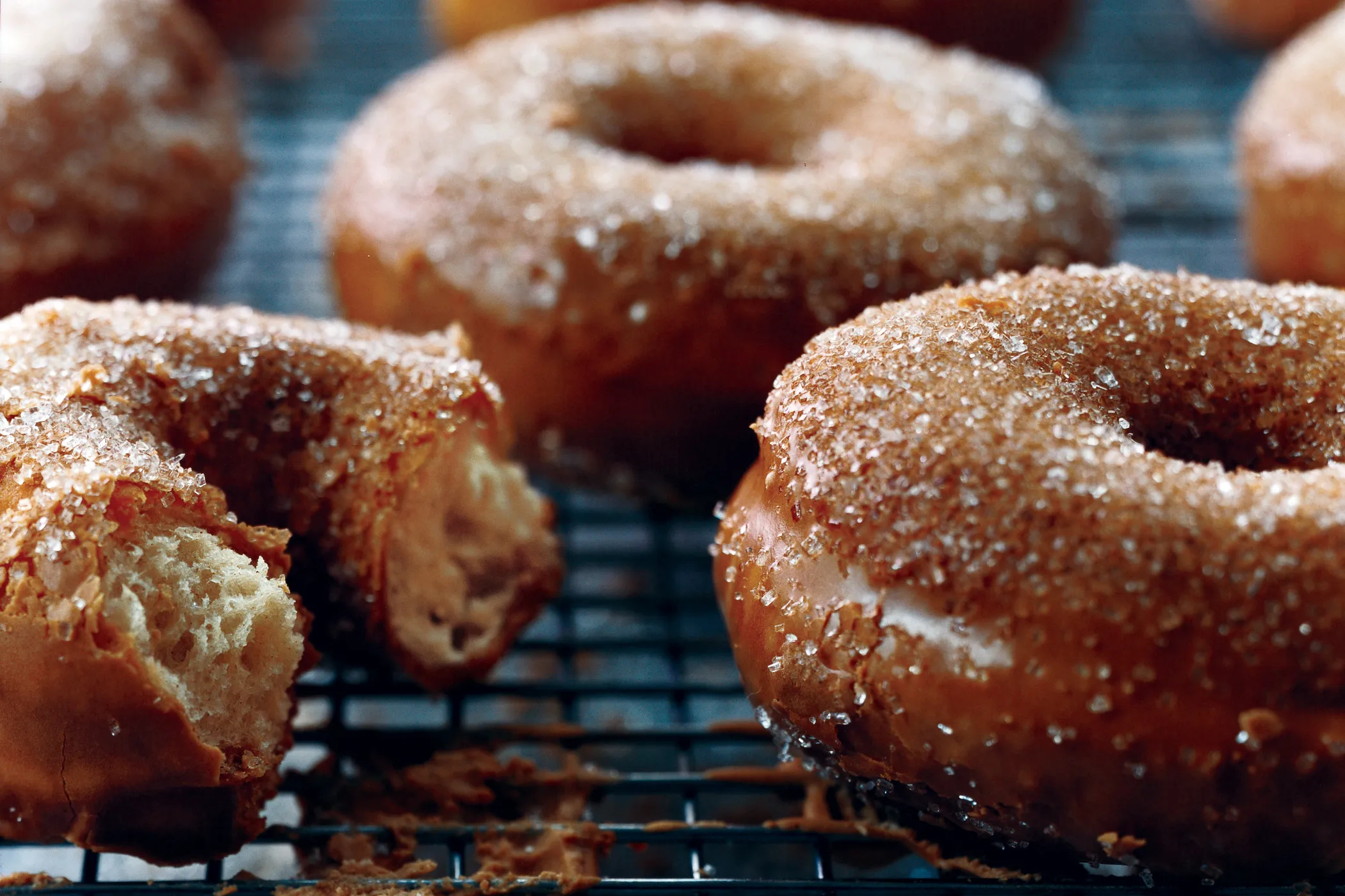 Donut: Usually deep-fried from flour doughs. 2100x1400 HD Wallpaper.