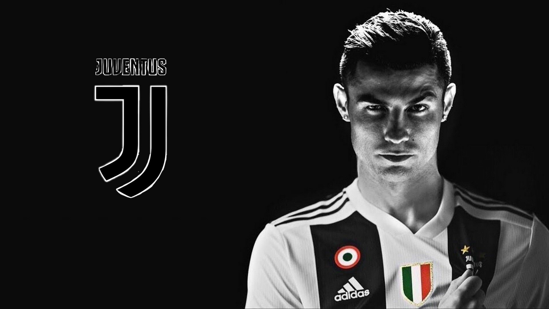 Cristiano Ronaldo: Reached a four-year contract worth €112 million with the Italian Juventus in July 2018. 1920x1080 Full HD Wallpaper.