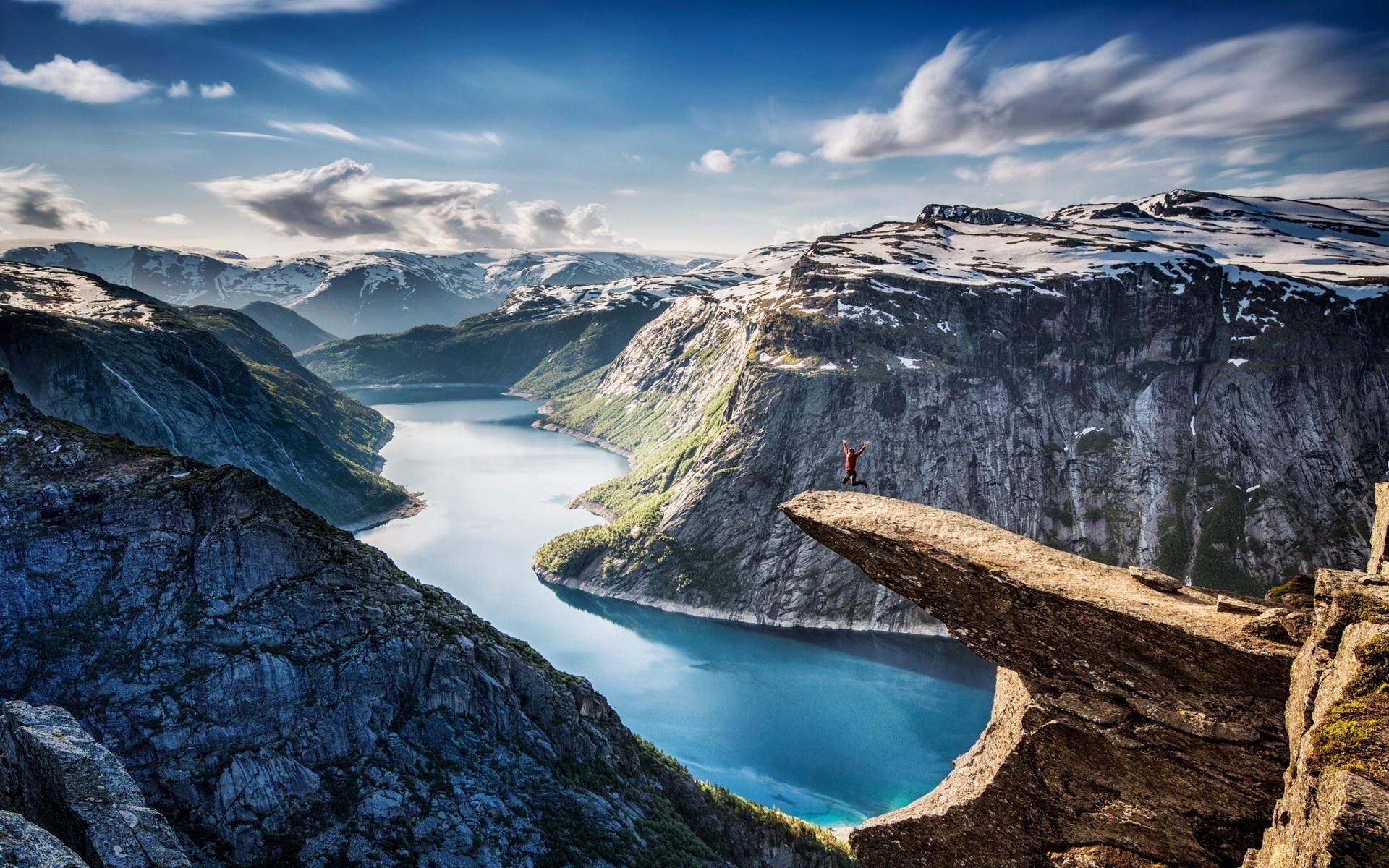 Norwegian fjords wallpaper, Scenic wonders, Nature's artwork, Desktop background, 1920x1200 HD Desktop