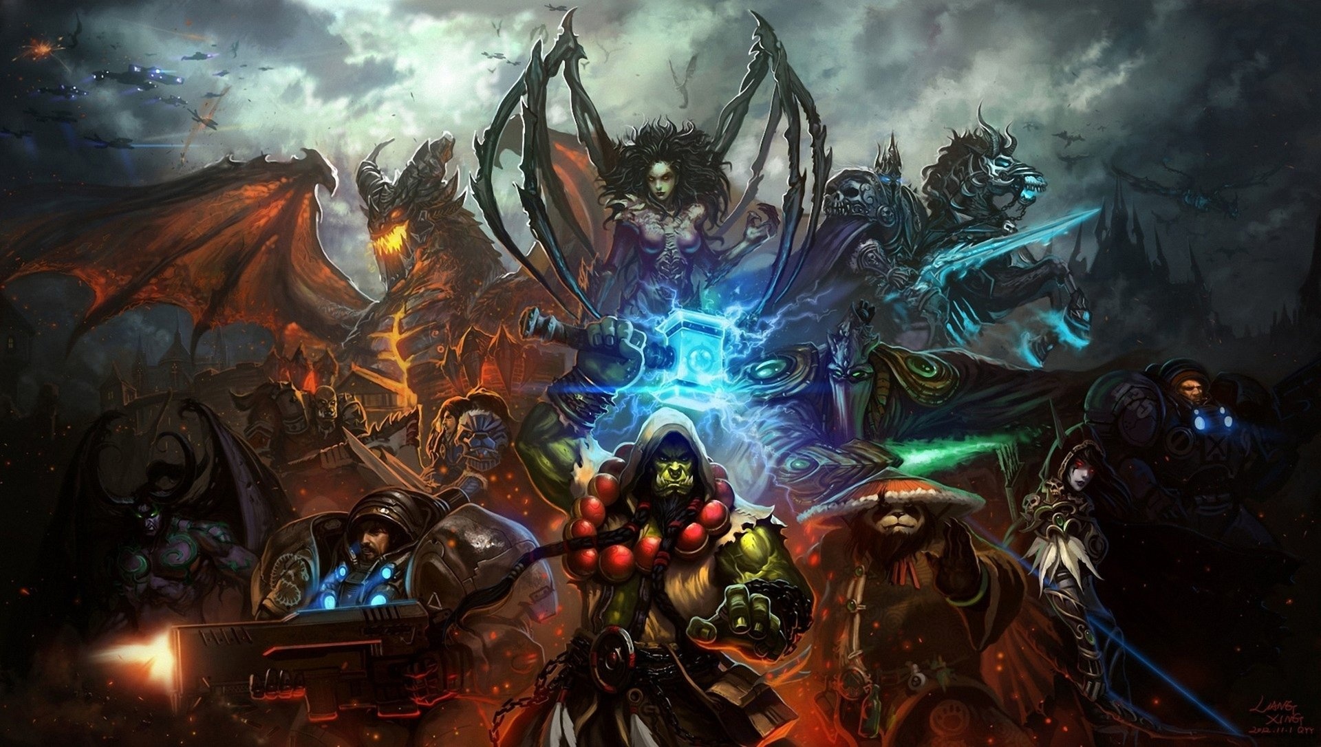 Heroes of the Storm, HD wallpapers, Hintergrnde, Blizzard entertainment, 1920x1090 HD Desktop