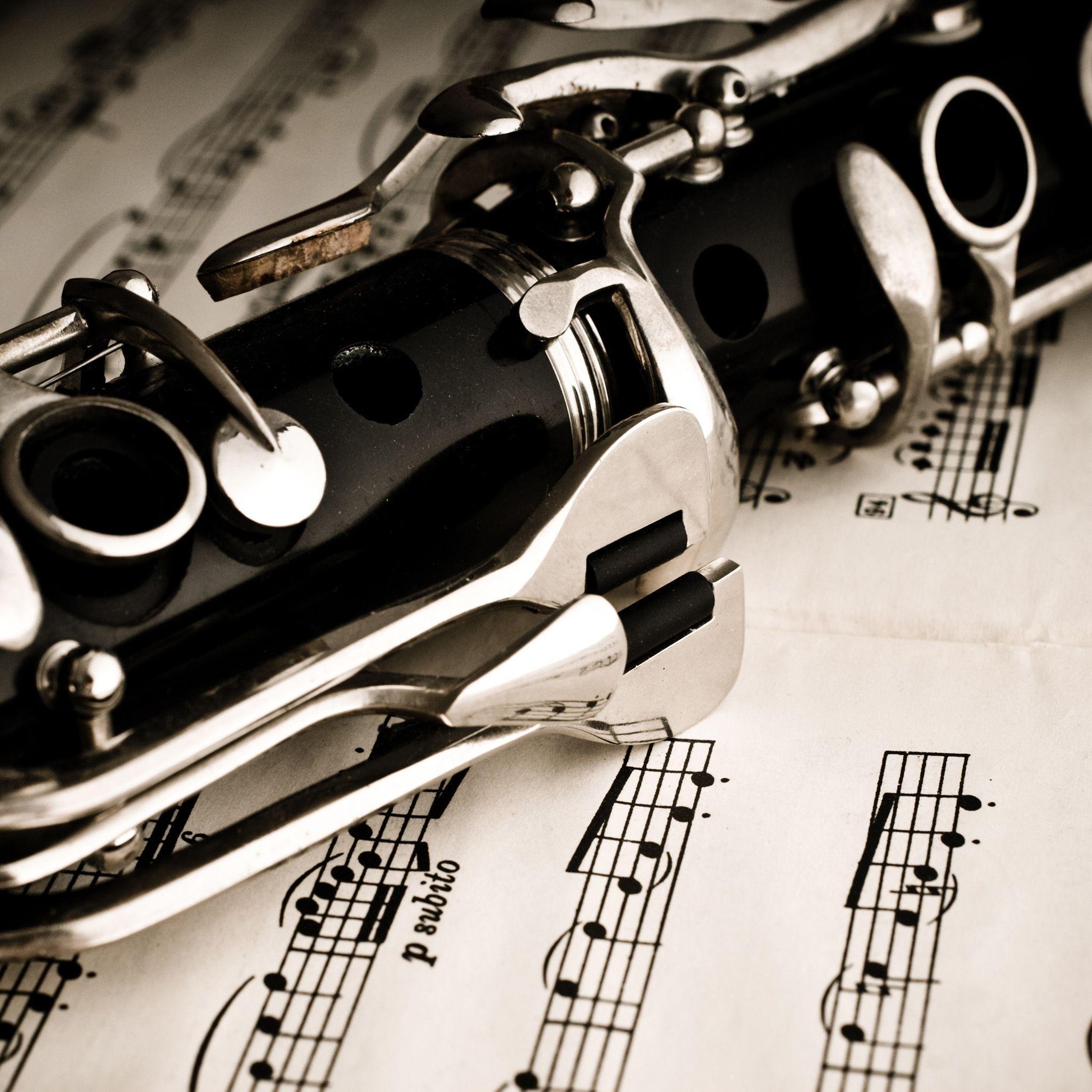 Clarinet: Keys, Warm tone and expressive capabilities, A versatile woodwind instrument. 2050x2050 HD Wallpaper.