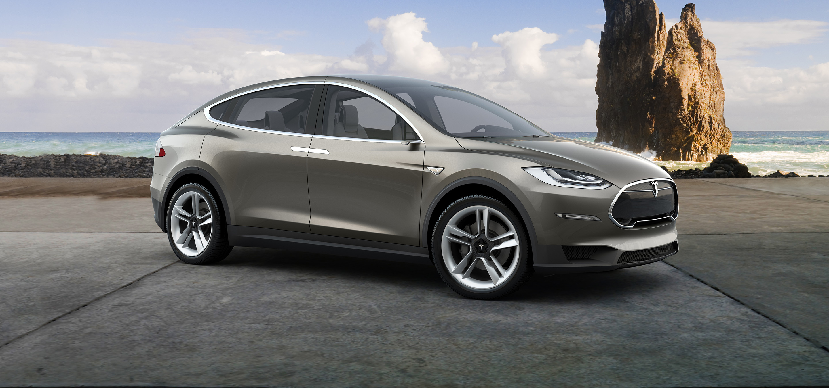 Tesla Model X, September release, Cutting-edge technology, Luxury SUV, 2880x1350 Dual Screen Desktop