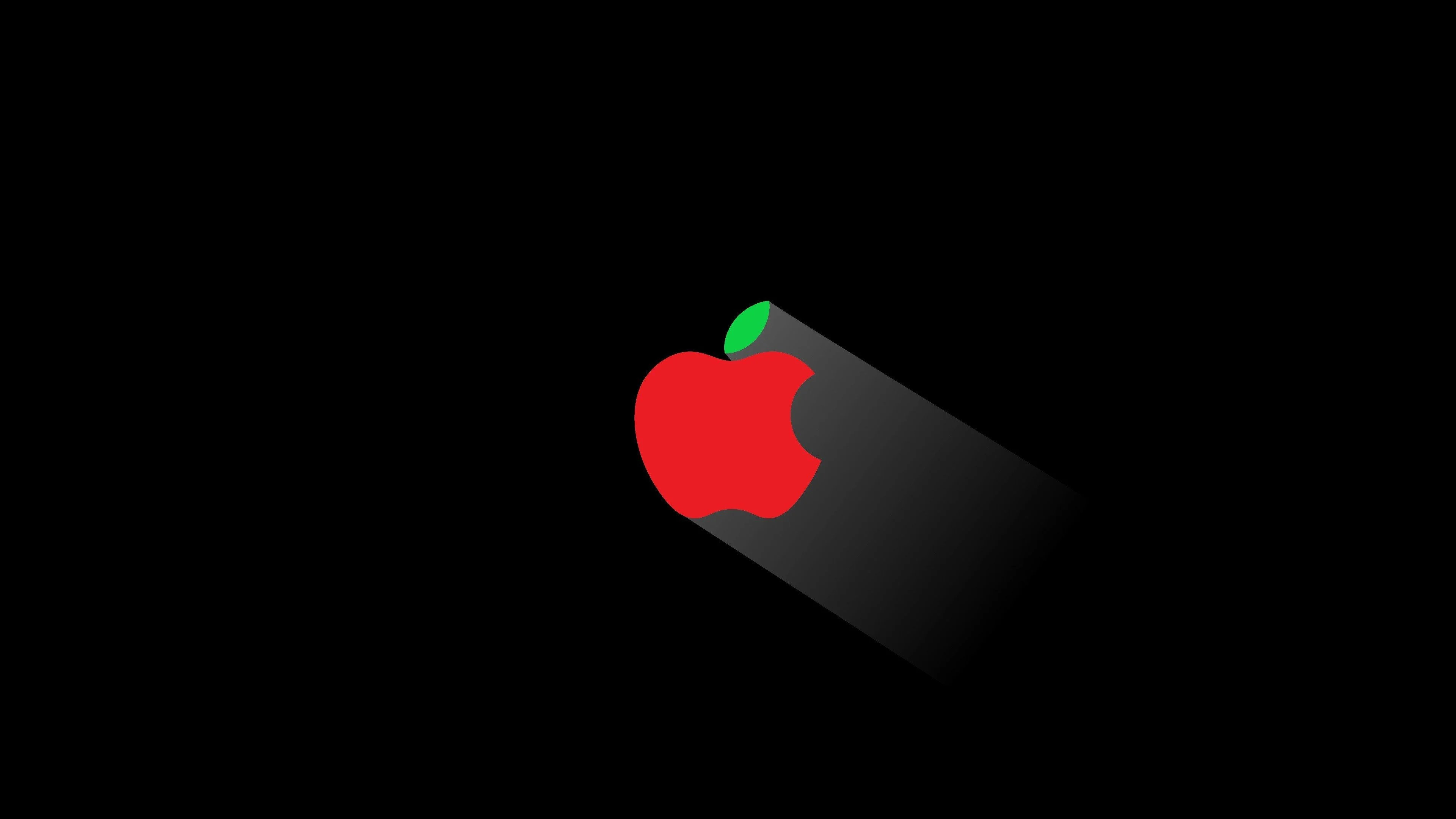 Apple logo, 4K wallpapers, High-definition graphics, Digital elegance, 3840x2160 4K Desktop
