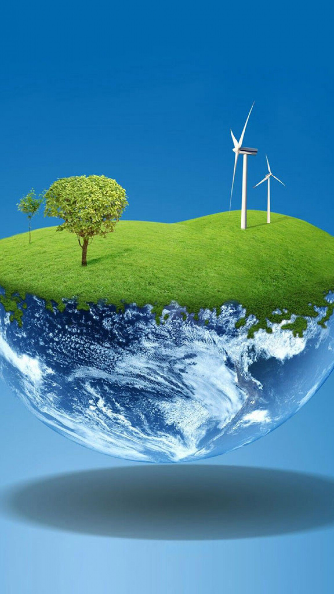 Go Green: Making the earth a healthy and safe place to live in, Environmentally friendly. 1080x1920 Full HD Wallpaper.
