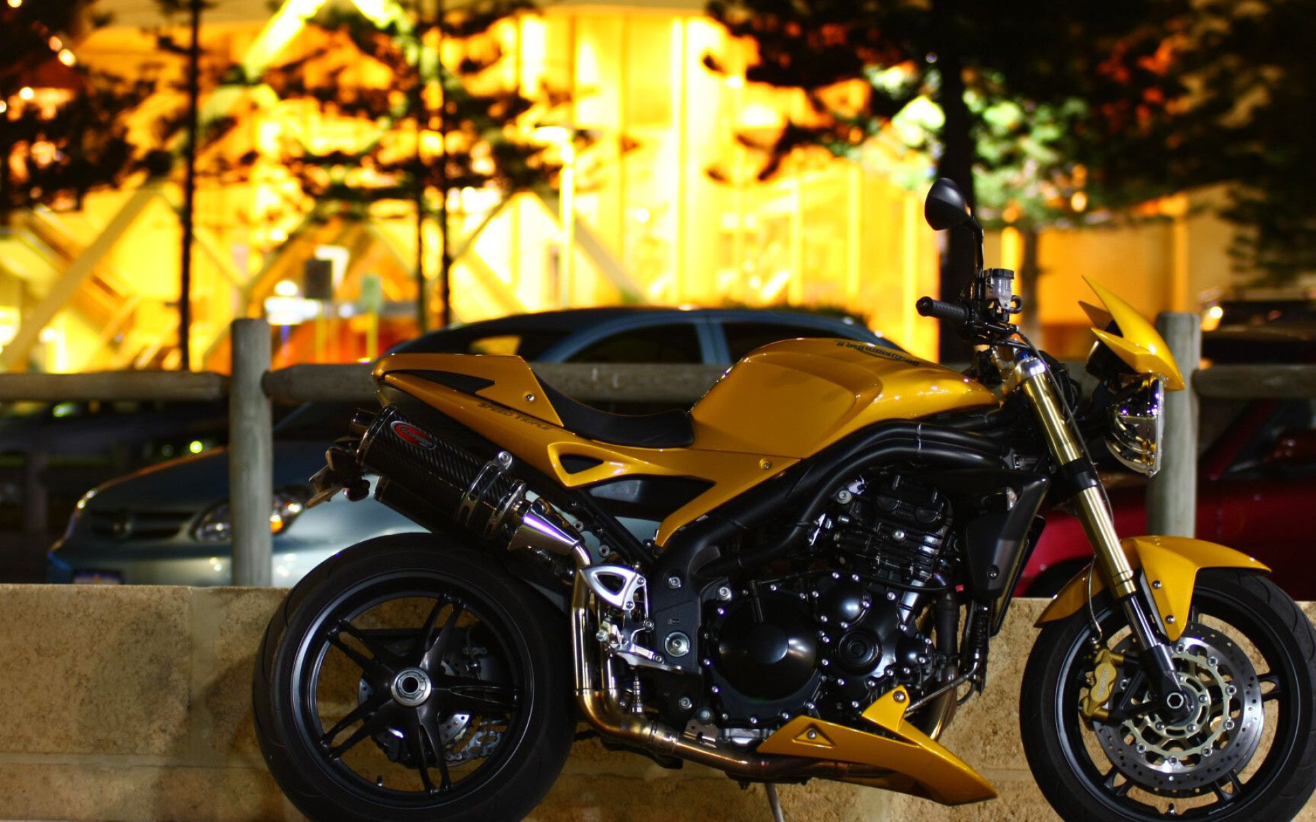 Triumph Motorcycles: Speed Triple, The streetfighter style, British motorcycle manufacturer. 1920x1200 HD Background.