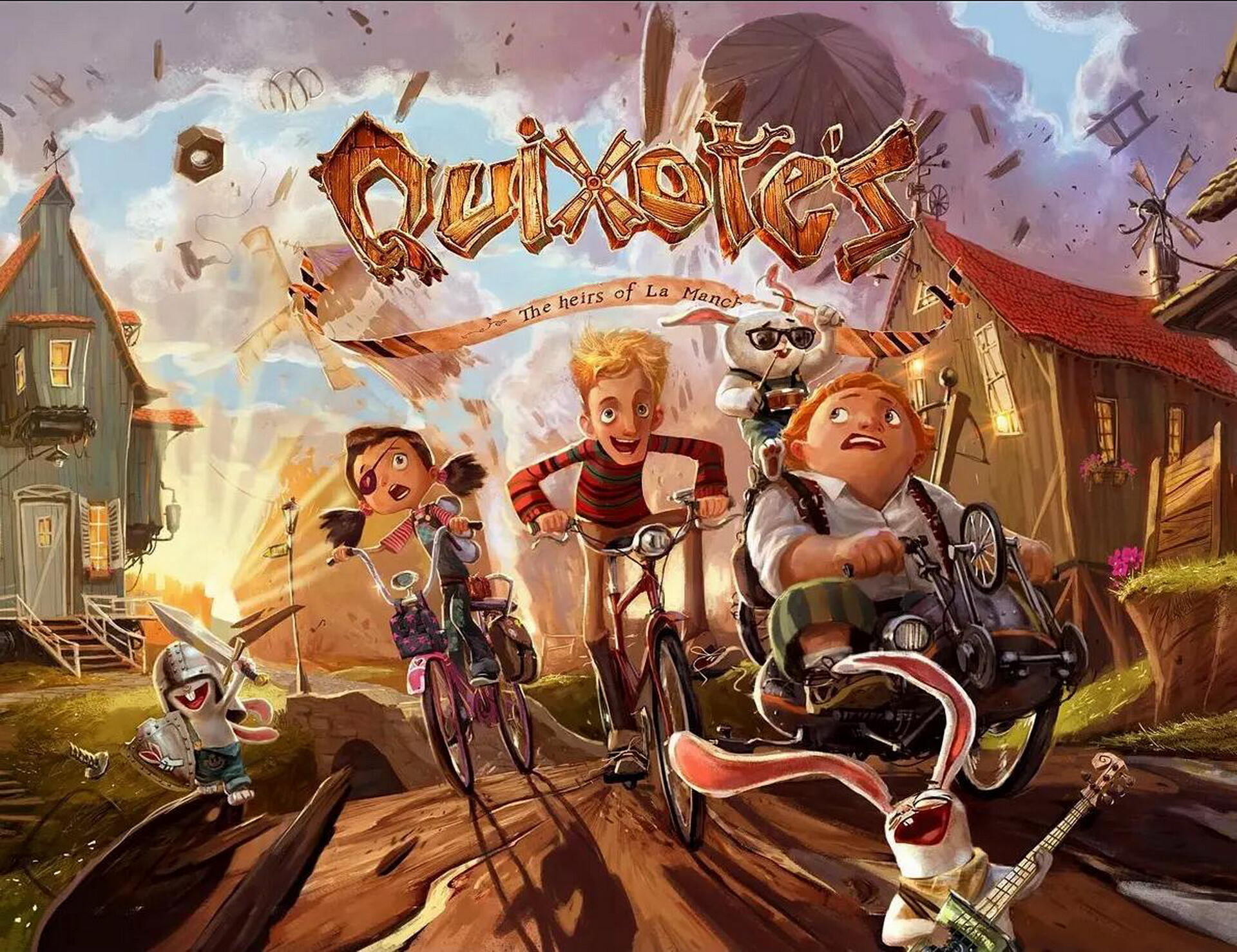 Quixotes movie, Animated adventure, Quirky characters, Imaginative world, 1920x1480 HD Desktop