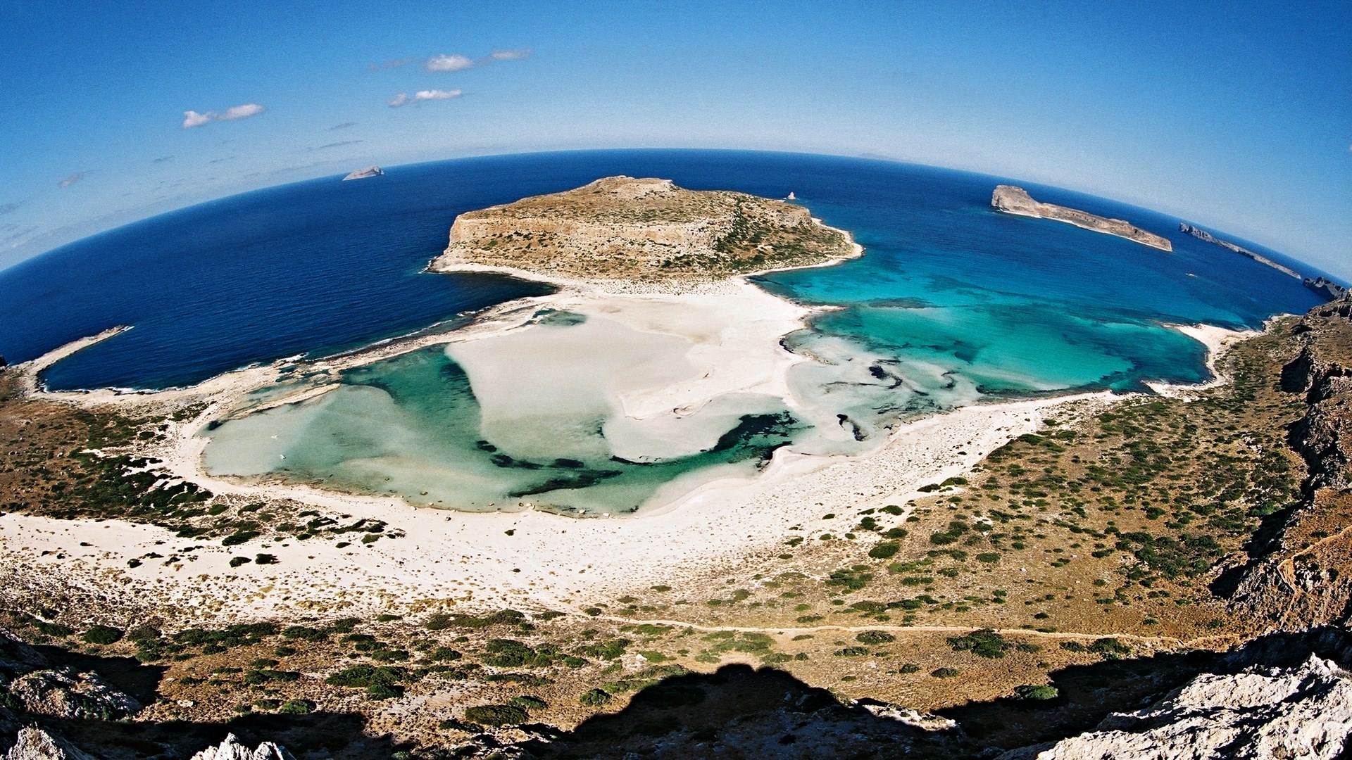 Balos beach, Lagoon Kissamos, Chania Crete, 1920x1080 Full HD Desktop