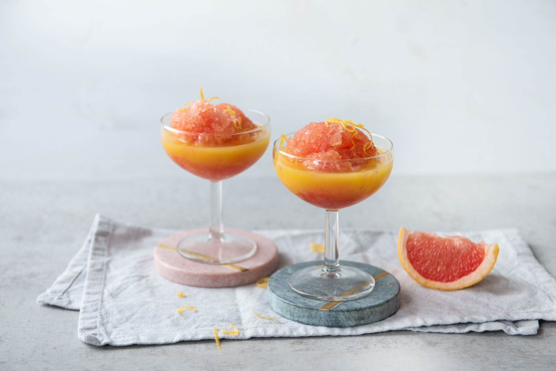 Campari grapefruit sorbet, Refreshing combination, Kitchengirls recipe, Burst of flavor, 1920x1290 HD Desktop