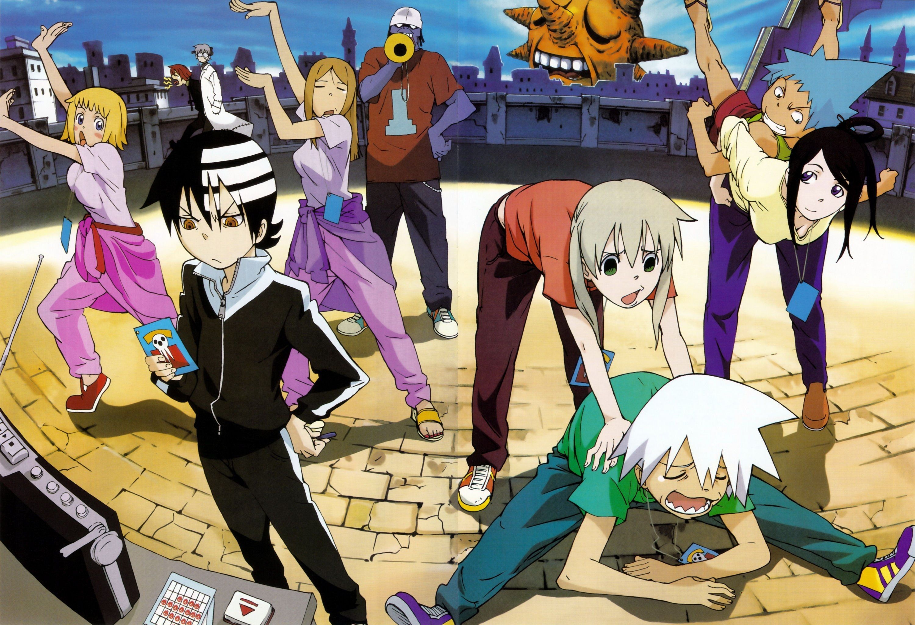 Soul Eater Anime, All characters, Backgrounds, 3000x2050 HD Desktop