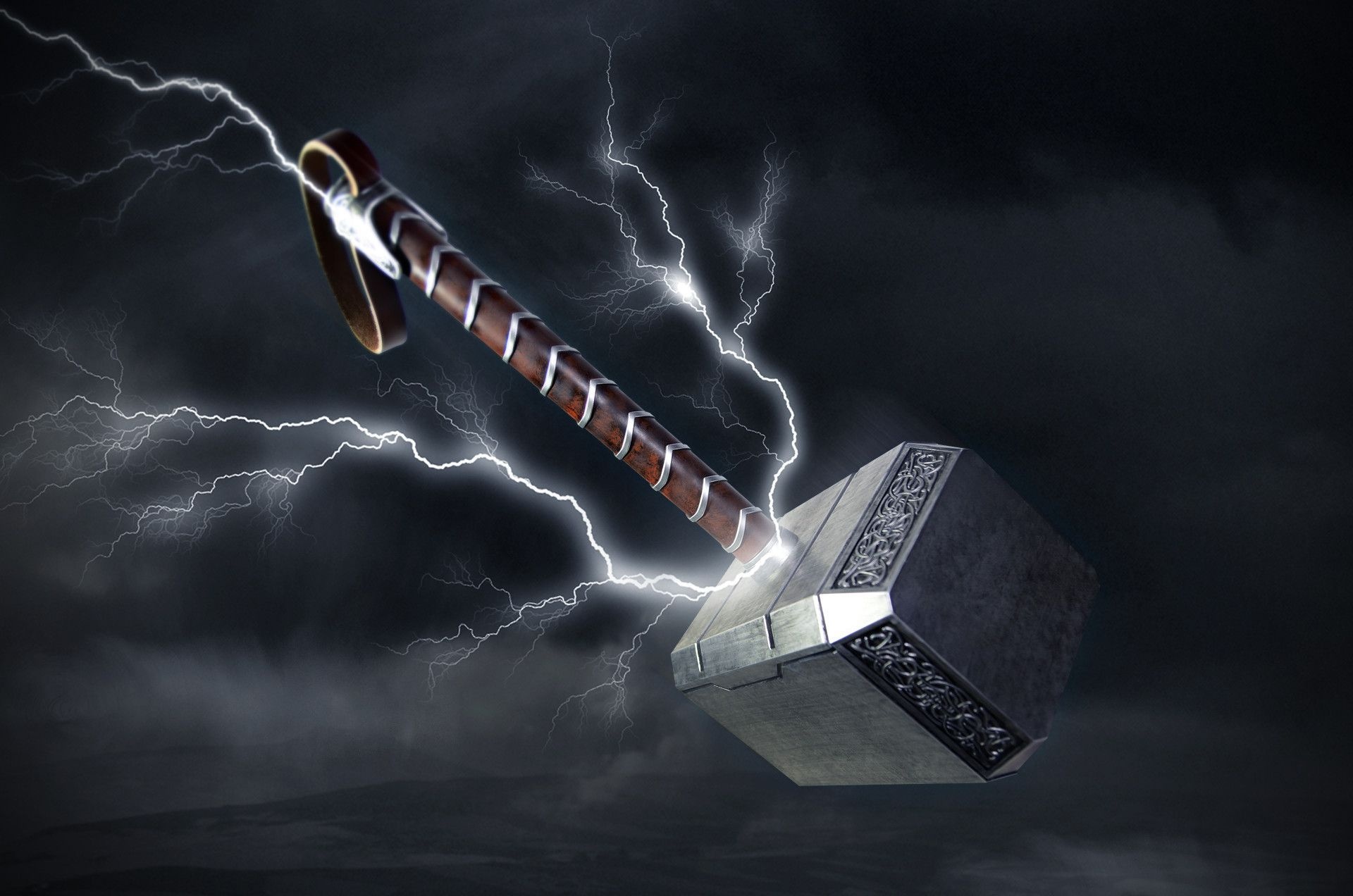 Thor with Mjolnir, Hammer wallpapers, Asgardian power, Godly weapon, 1920x1280 HD Desktop