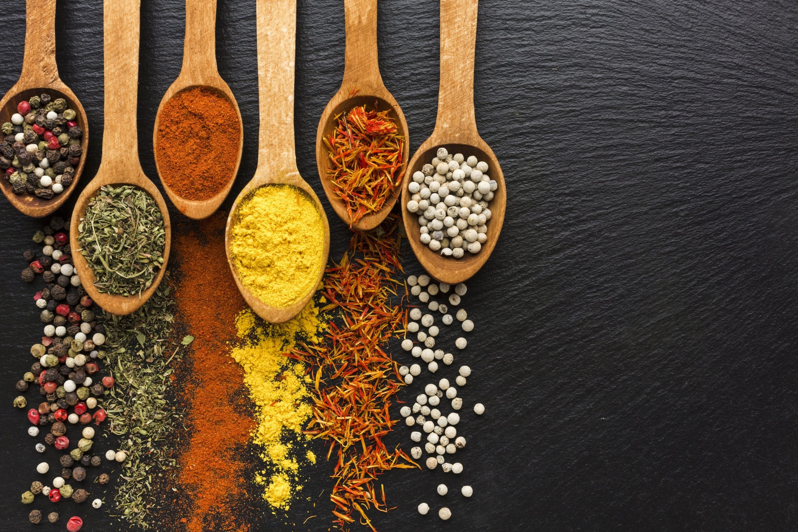 Spices: Chili powder, cumin, paprika, Easy-to-find seasoning. 2560x1710 HD Wallpaper.