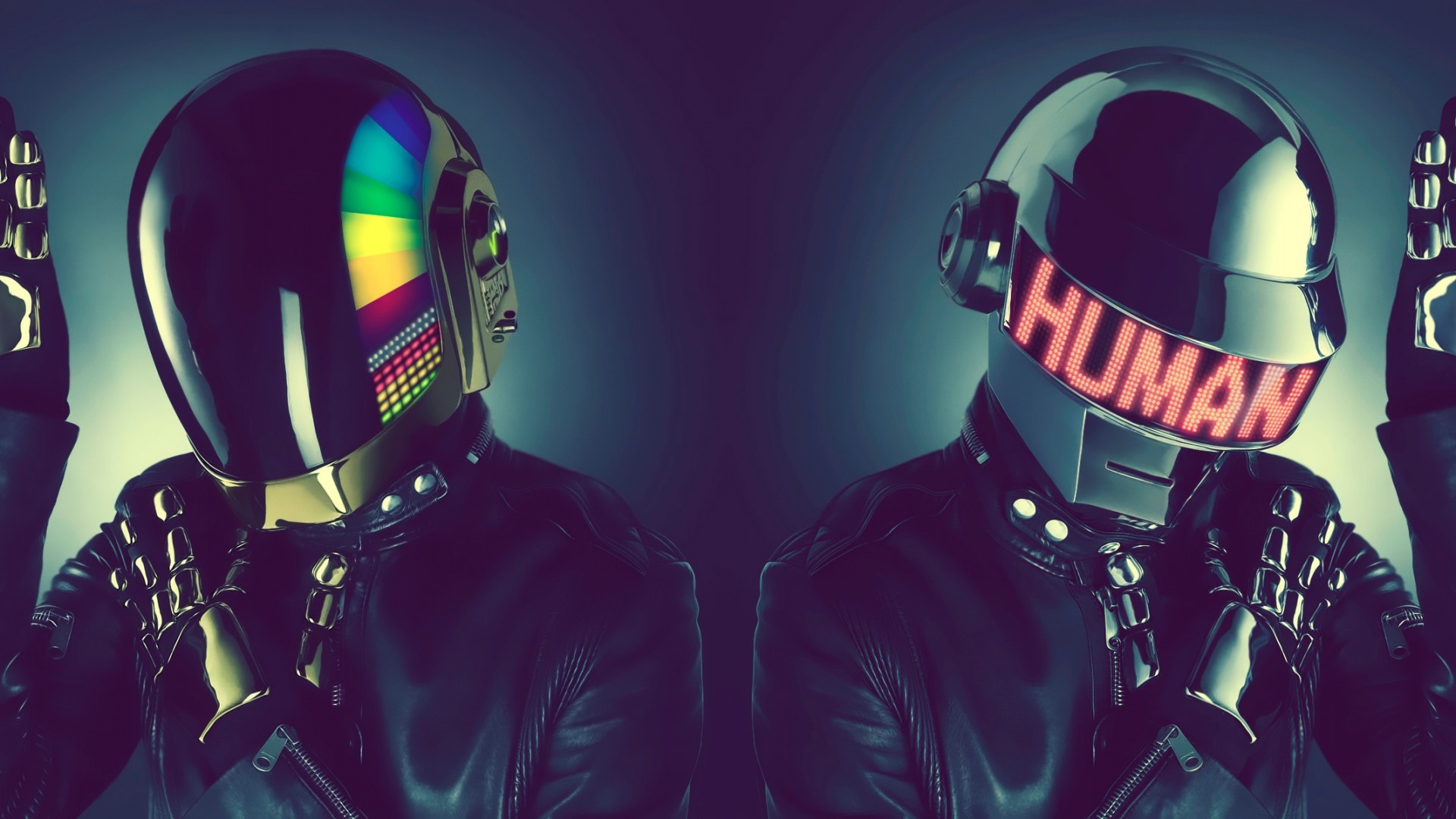 Daft Punk, Helmets, HD wallpaper, Creative design, 1920x1080 Full HD Desktop