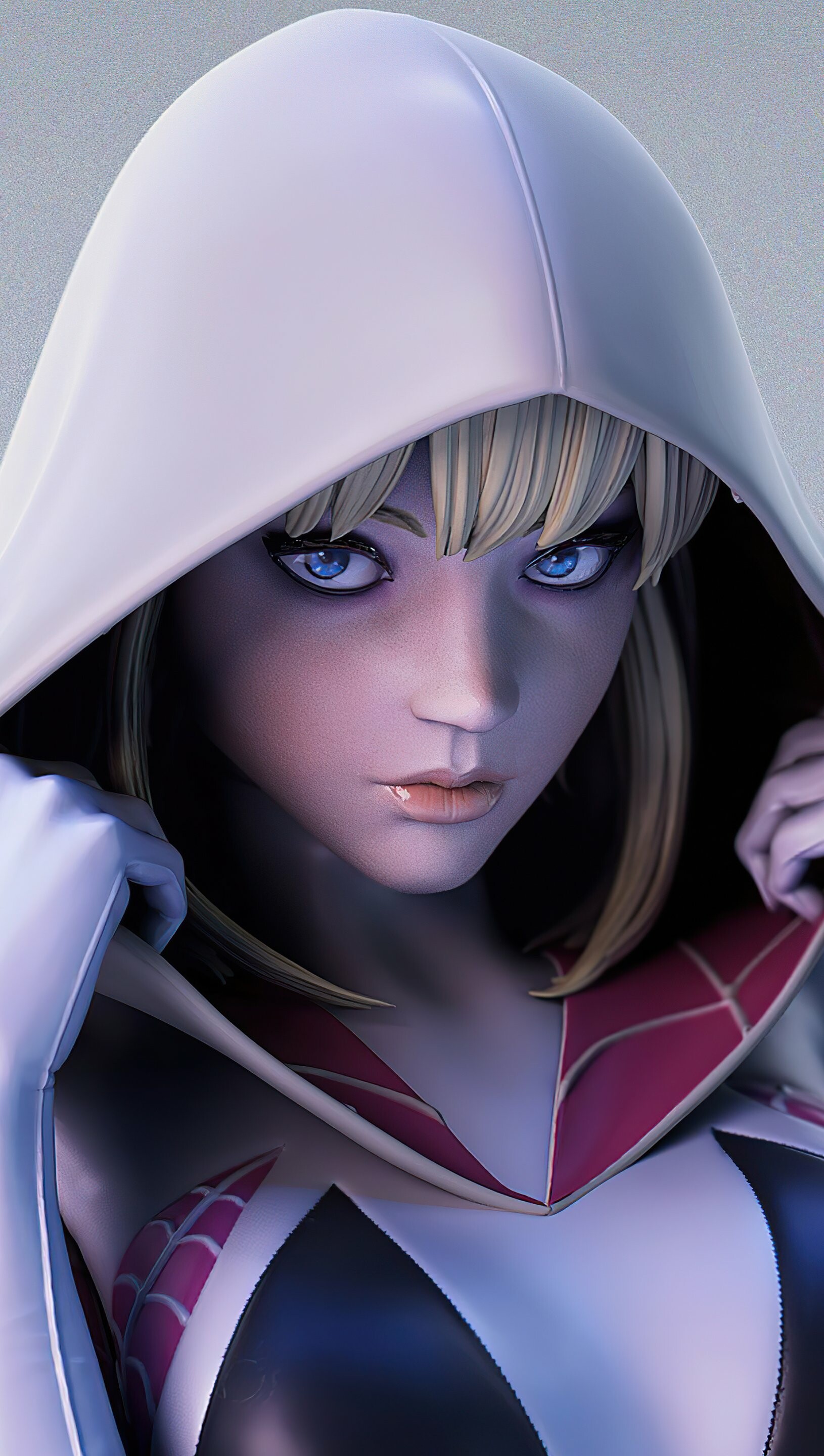 Gwen Stacy: Ghost-Spider, Gwendolyne Maxine Stacy, Marvel Comics. 1630x2880 HD Background.
