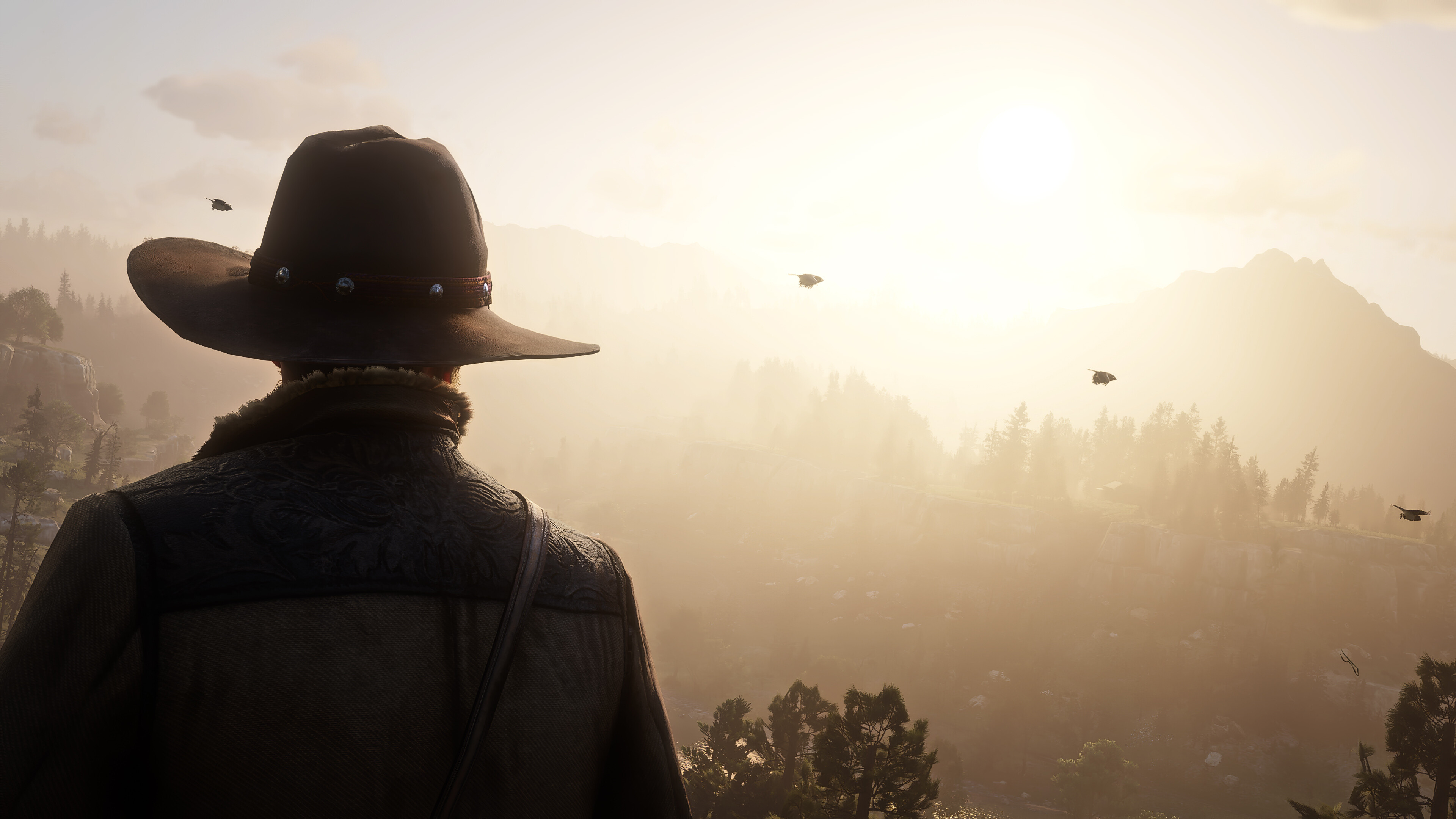 Red Dead Redemption: The game has a bounty system similar to the "wanted" system from the Grand Theft Auto franchise. 3840x2160 4K Background.