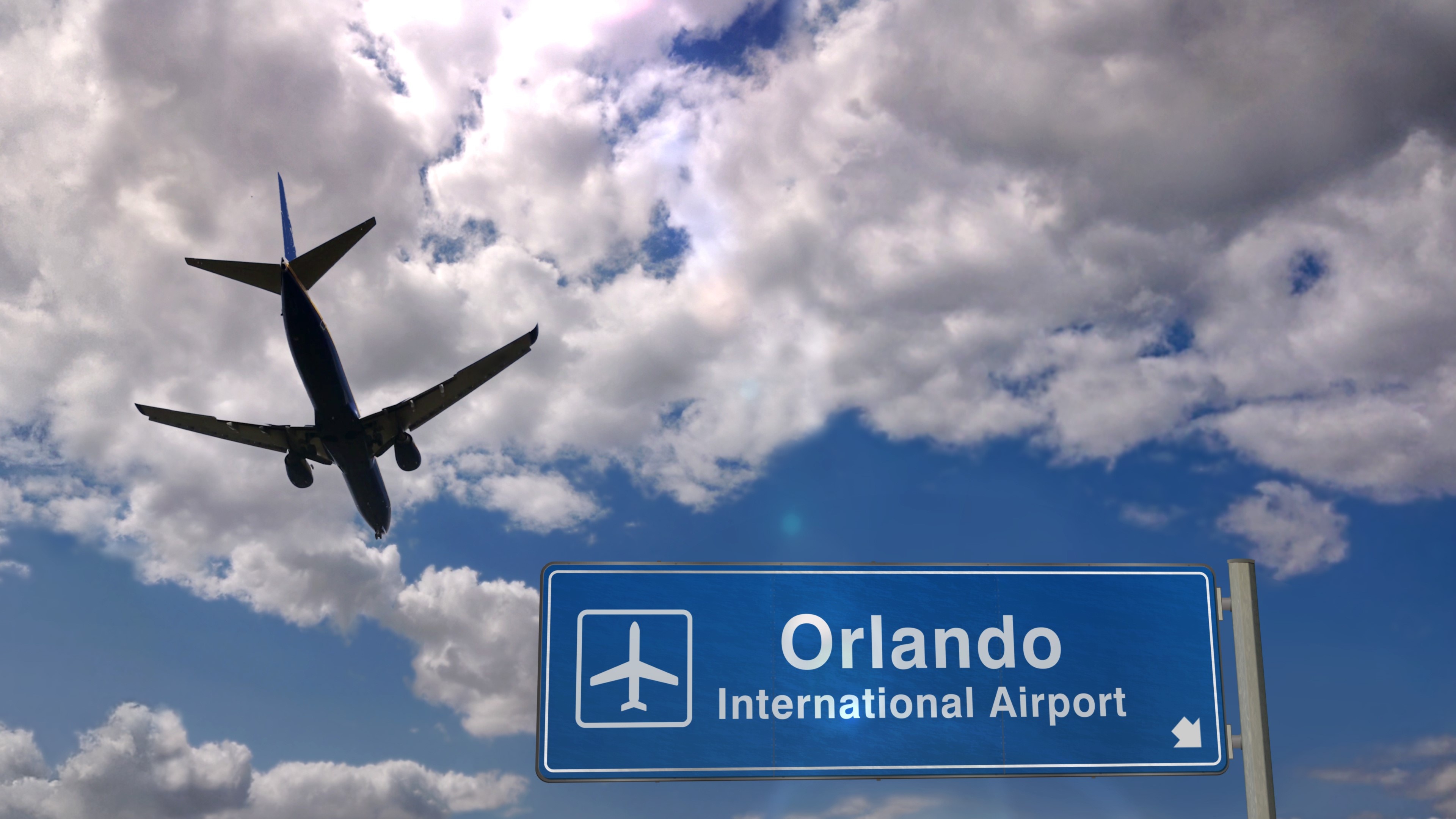Orlando International Airport, Passenger return, Fitch outlook, Aviation authority, 3840x2160 4K Desktop