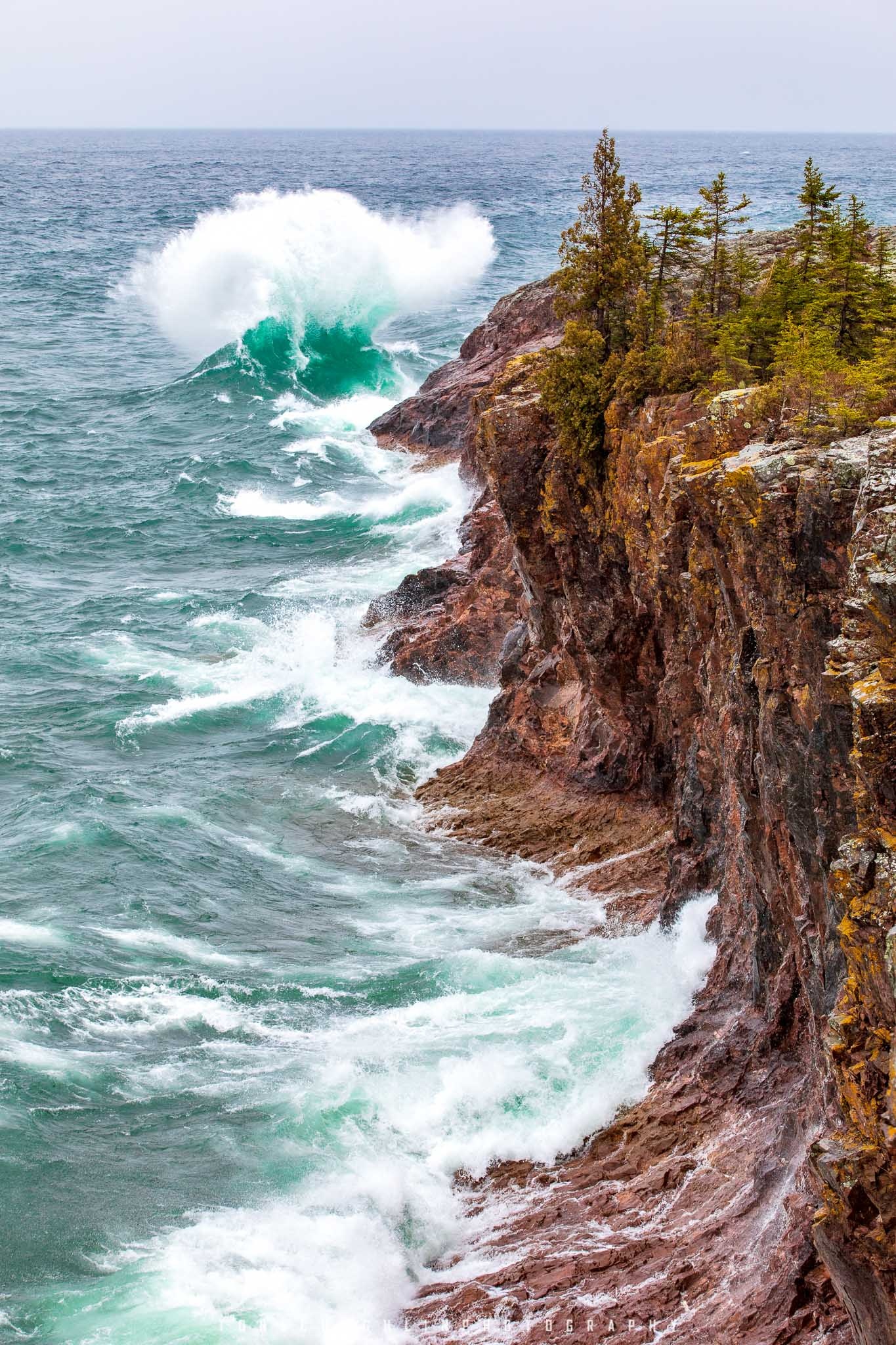 Lake Superior, Spring storm, Portrait photography, 2021, 1370x2050 HD Handy