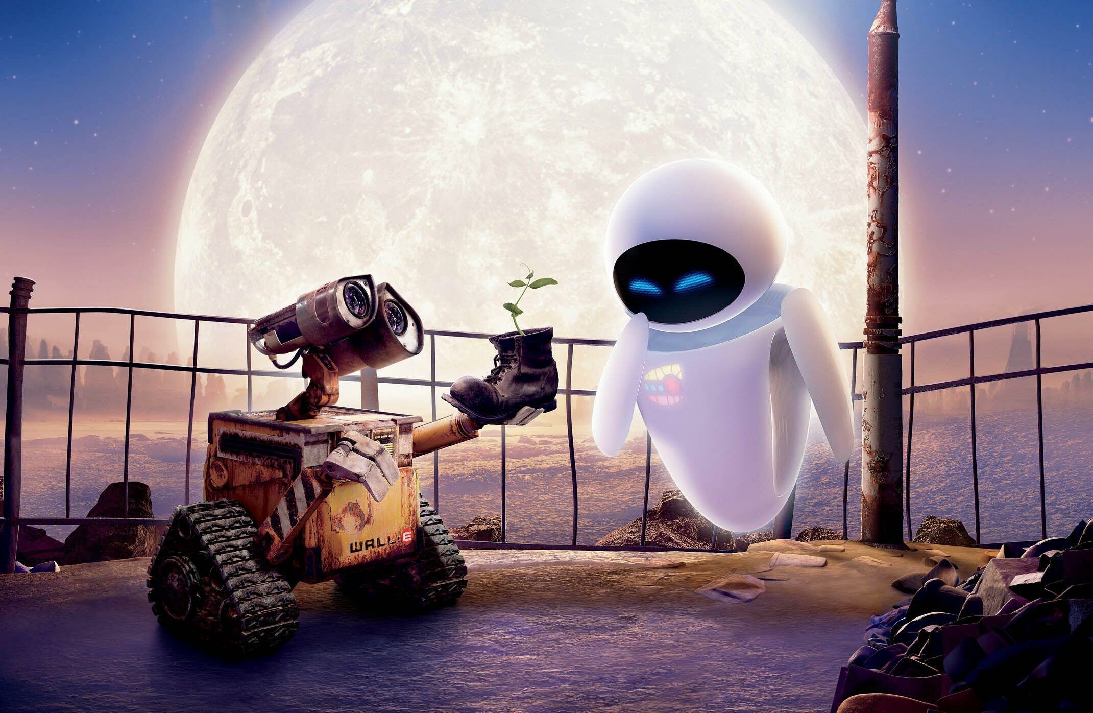 WALL·E: The last robot left on Earth, programmed to clean up the planet, one trash cube at a time. 2150x1400 HD Wallpaper.